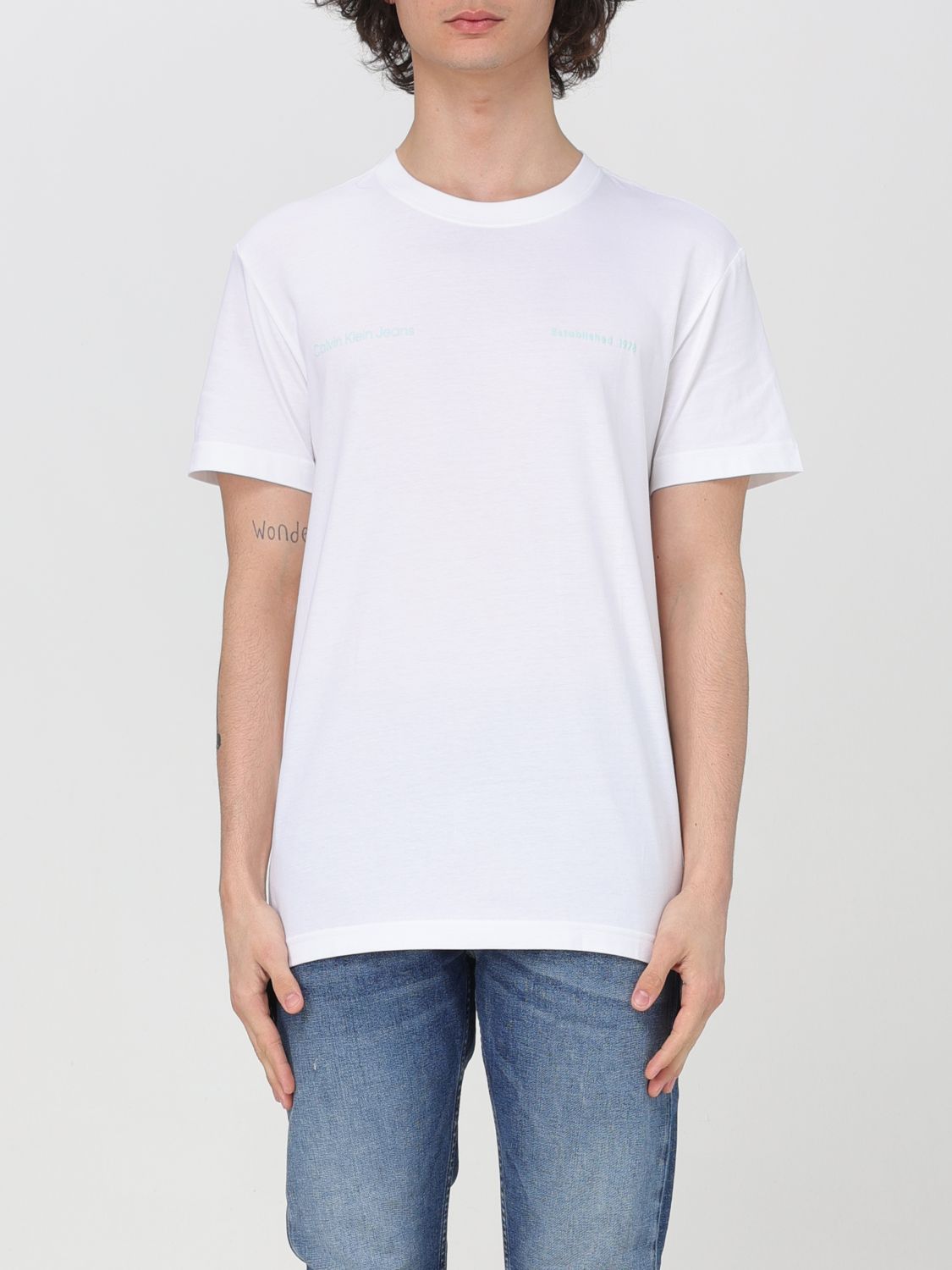 Ck Jeans T-Shirt CK JEANS Men colour White