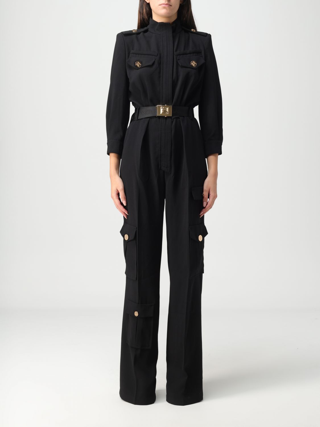 Elisabetta Franchi Jumpsuits ELISABETTA FRANCHI Woman colour Black