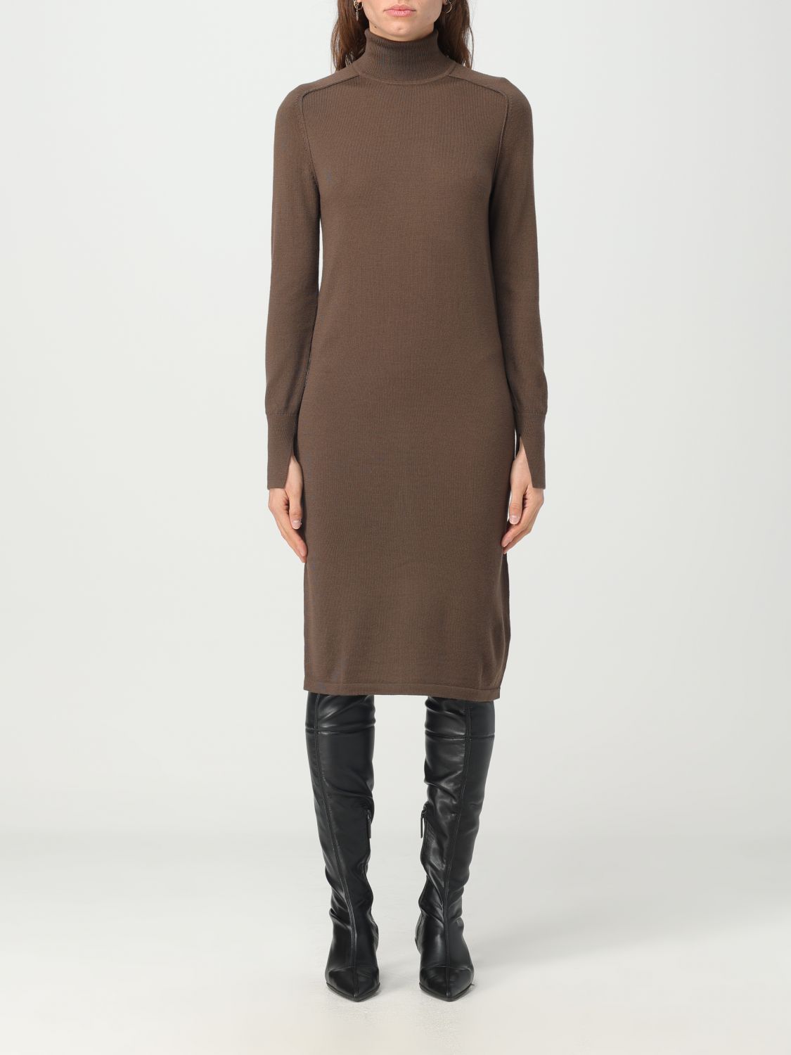 Calvin Klein Dress CALVIN KLEIN Woman colour Brown