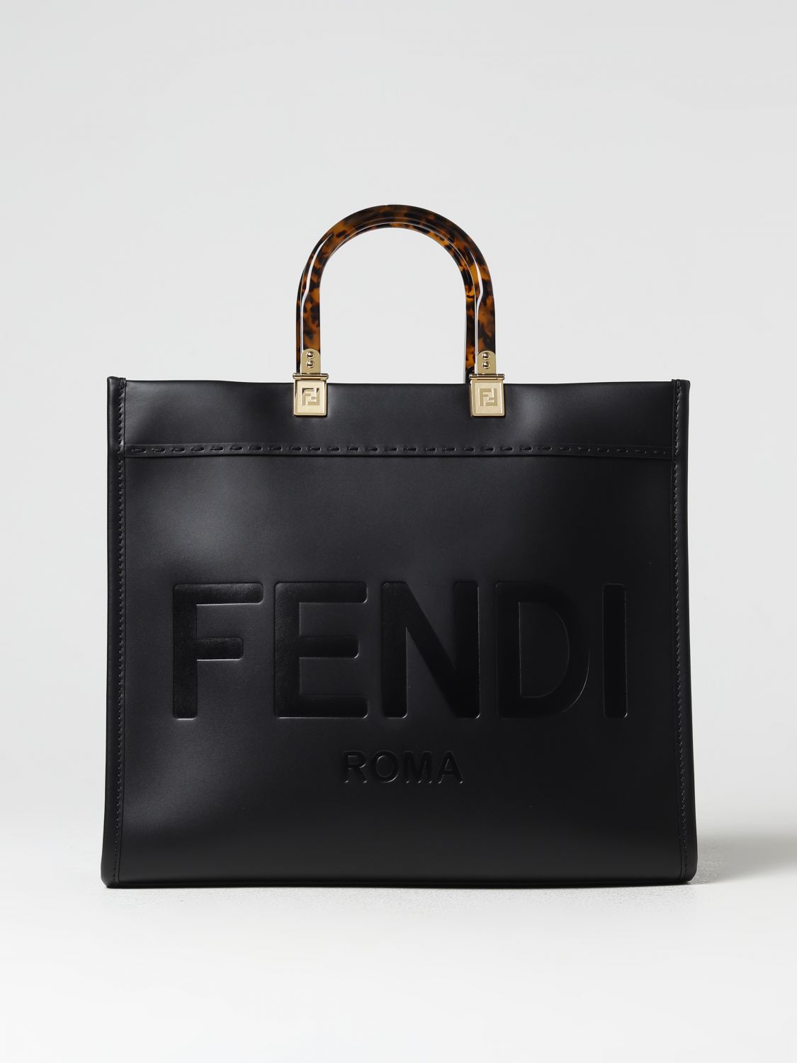 FENDI Tote Bags FENDI Woman colour Black