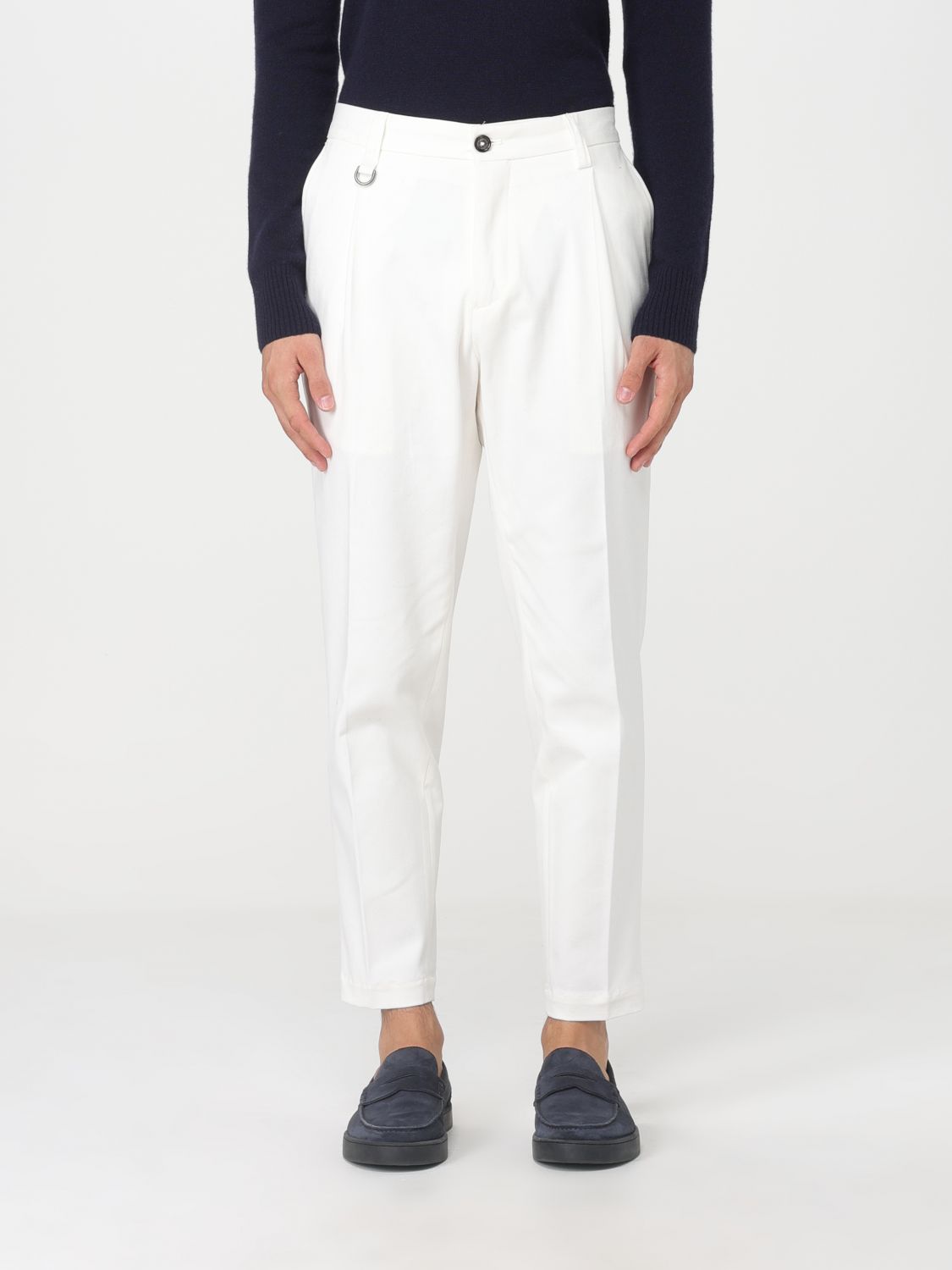 Paolo Pecora Trousers PAOLO PECORA Men colour Milk