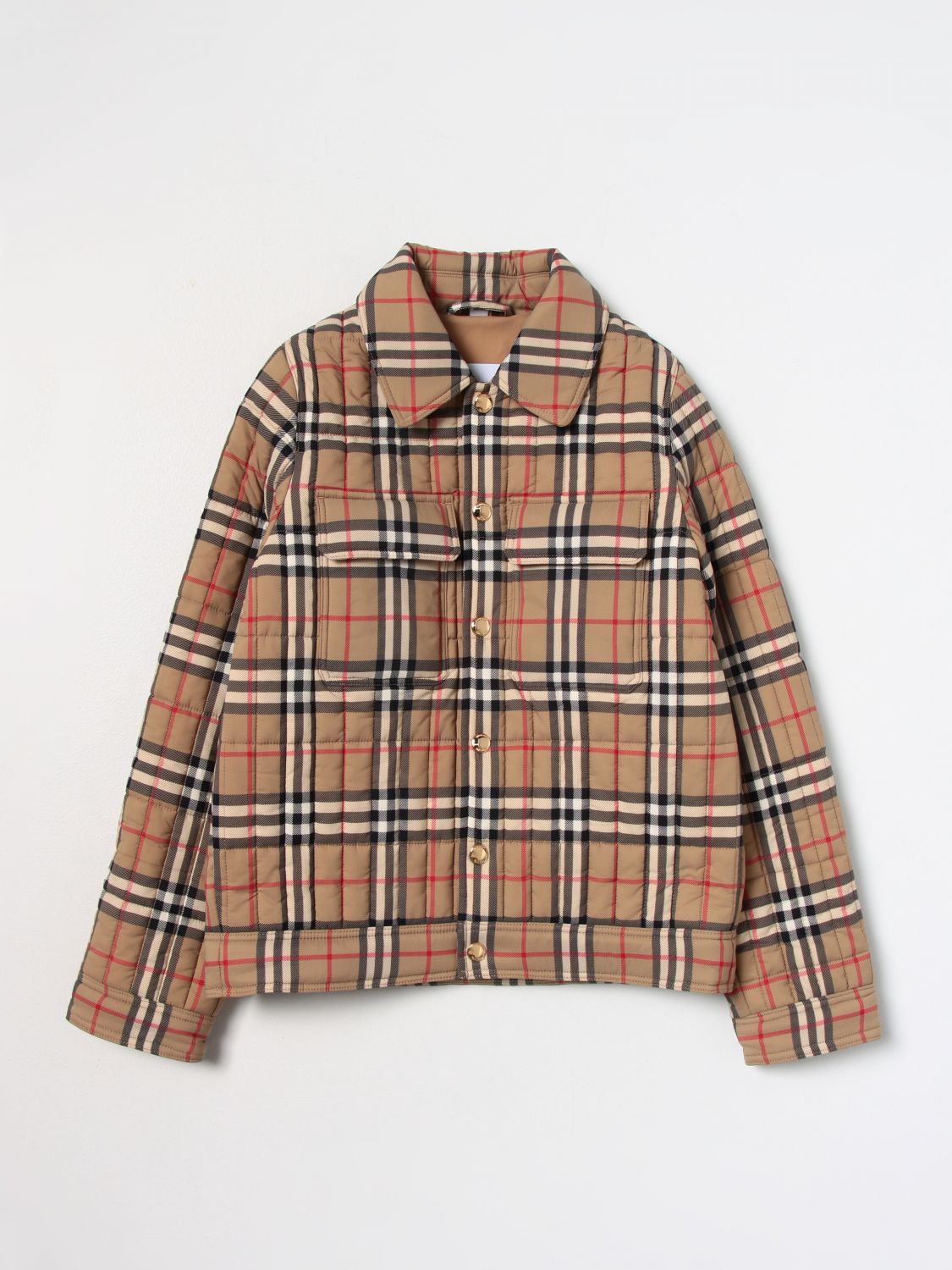 Burberry Kids Jacket BURBERRY KIDS Kids colour Beige