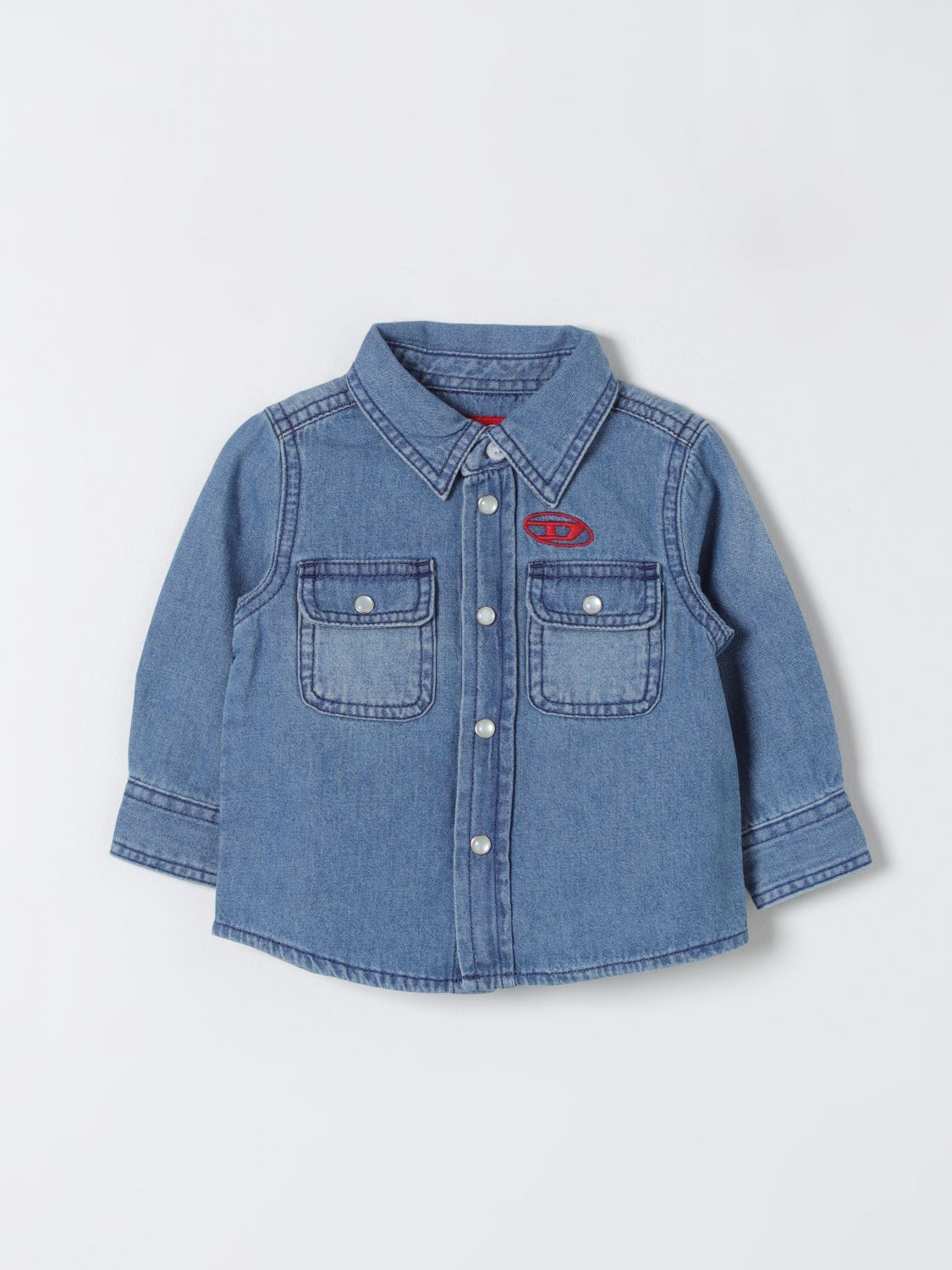 Diesel Shirt DIESEL Kids colour Denim