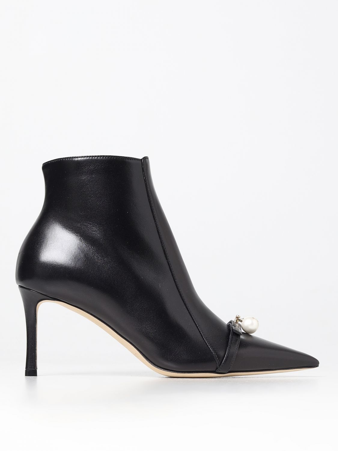 Jimmy Choo Flat Ankle Boots JIMMY CHOO Woman colour Black