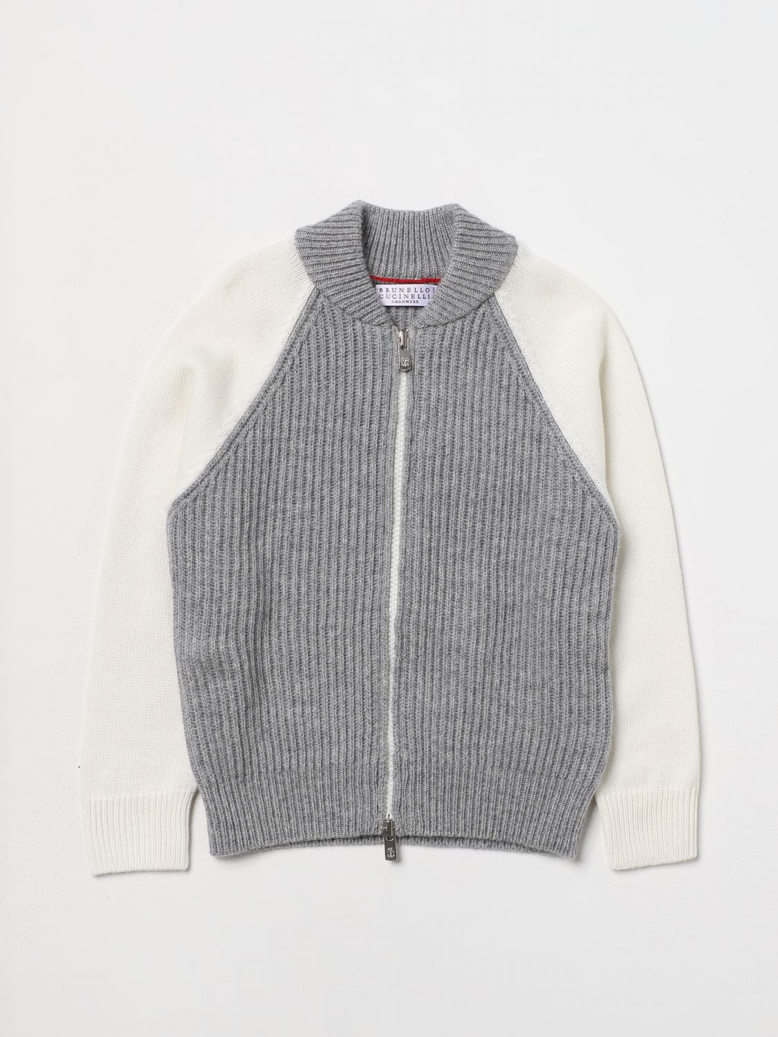 Brunello Cucinelli Jumper BRUNELLO CUCINELLI Kids colour Grey