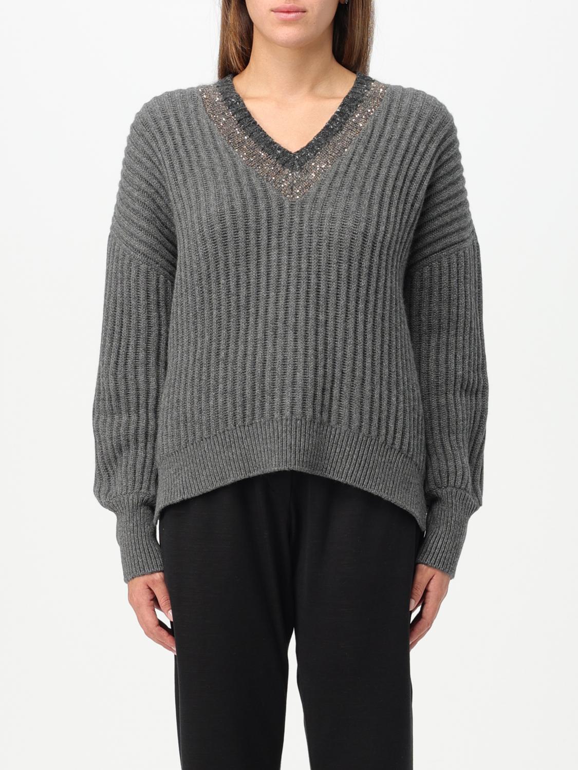 Brunello Cucinelli Jumper BRUNELLO CUCINELLI Woman colour Grey