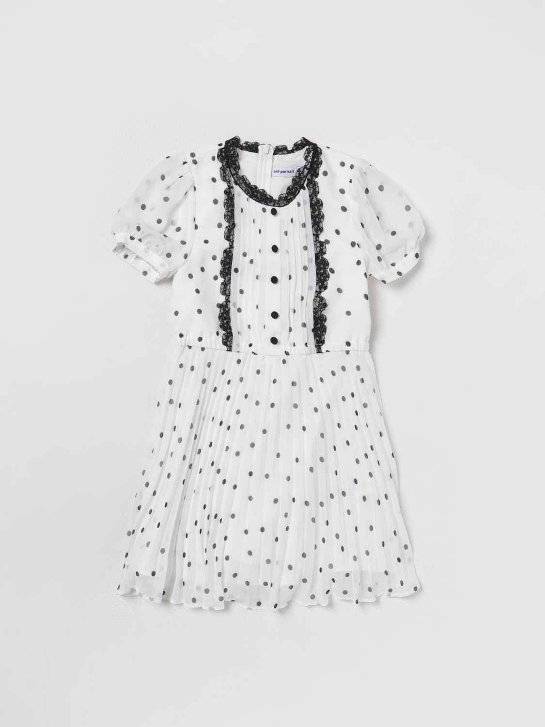 Self-Portrait Dress SELF-PORTRAIT Kids colour White