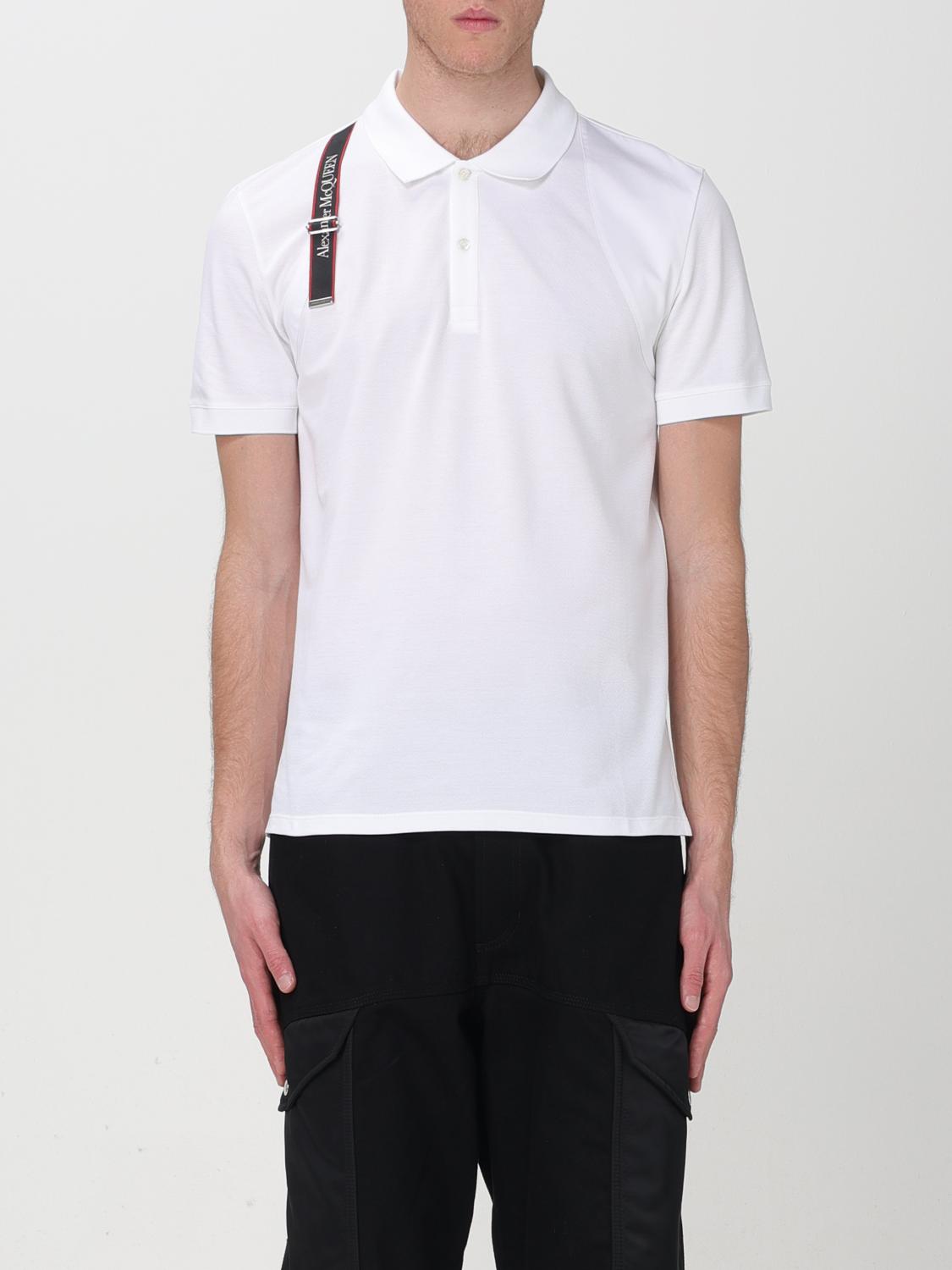 Alexander McQueen Polo Shirt ALEXANDER MCQUEEN Men colour White