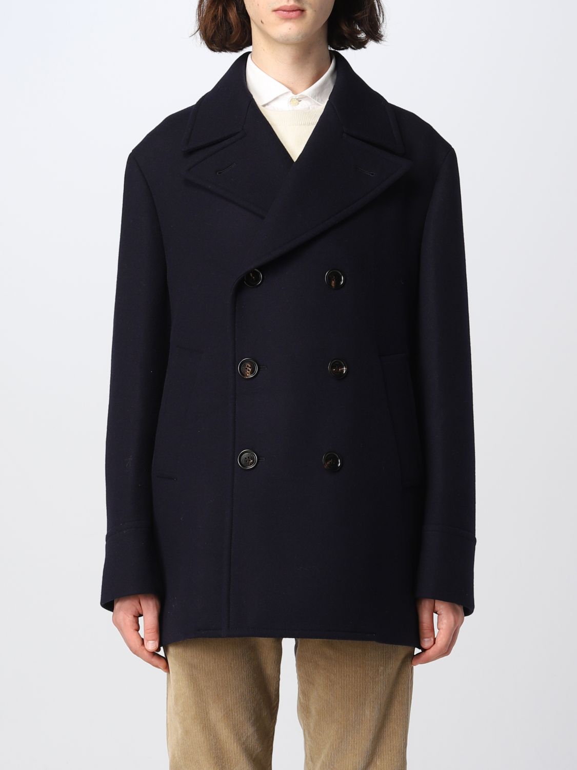 Brunello Cucinelli Coat BRUNELLO CUCINELLI Men colour Blue