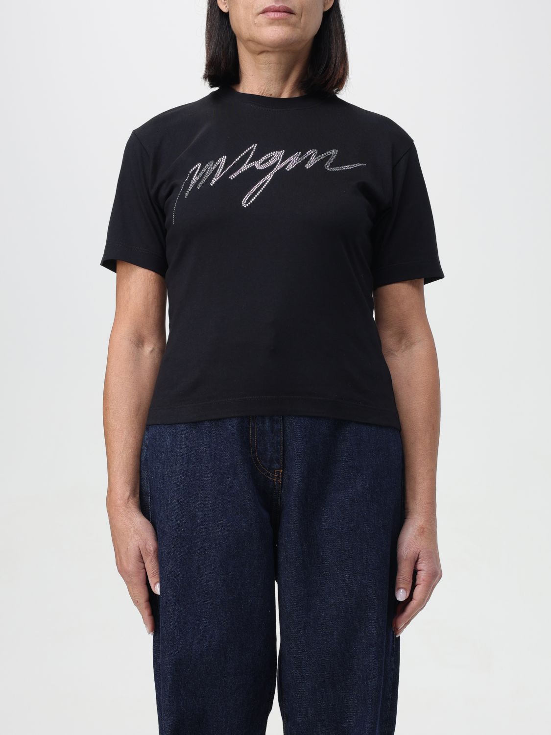 Msgm T-Shirt MSGM Woman colour Black