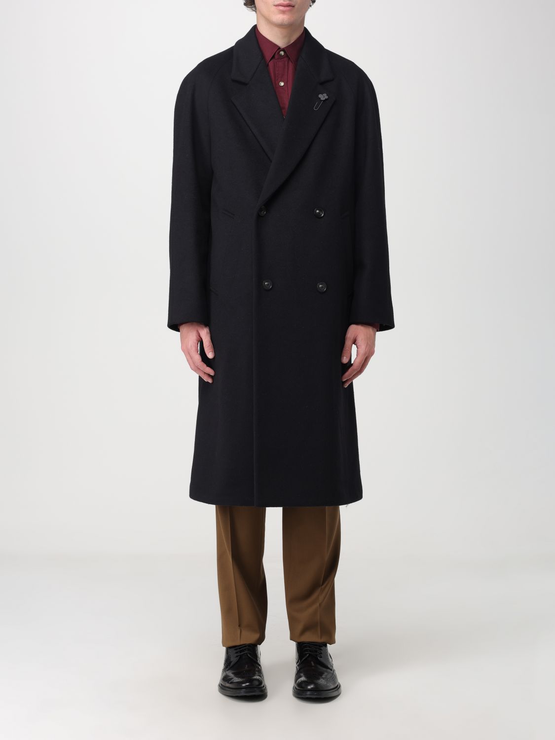 Lardini Coat LARDINI Men colour Black