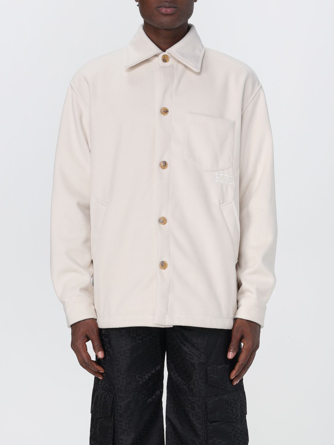 GCDS Jacket GCDS Men colour Yellow Cream