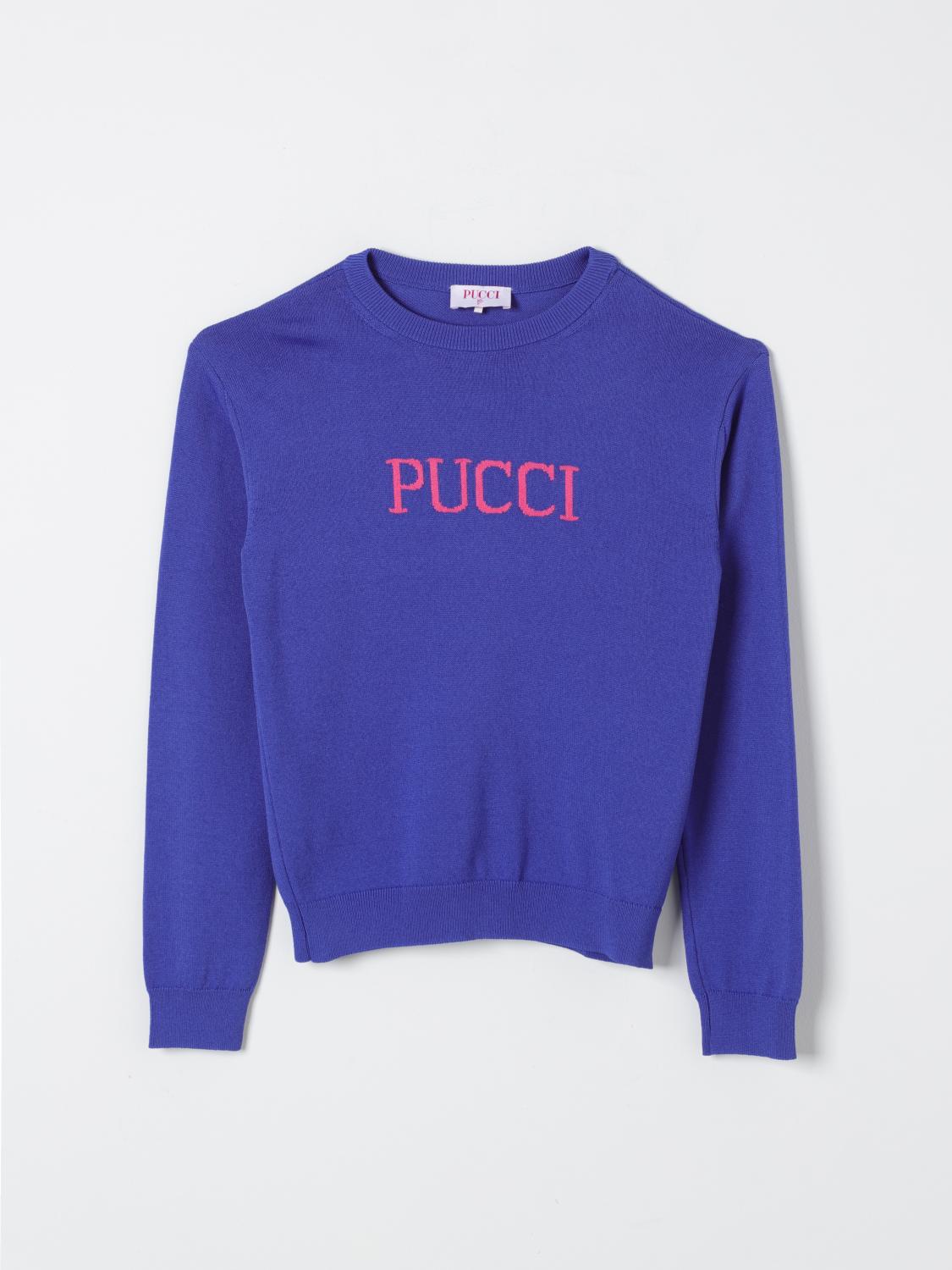 pucci Sweater PUCCI Kids color Blue