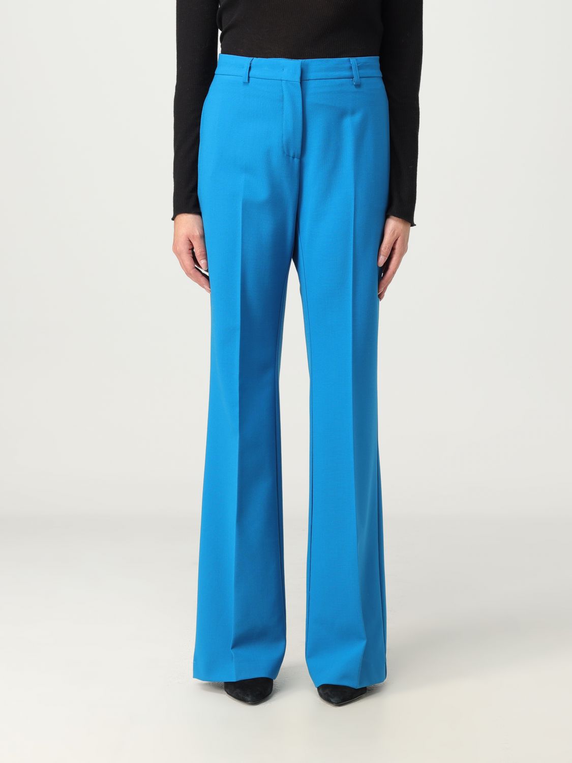 Semicouture Trousers SEMICOUTURE Woman colour Blue 1