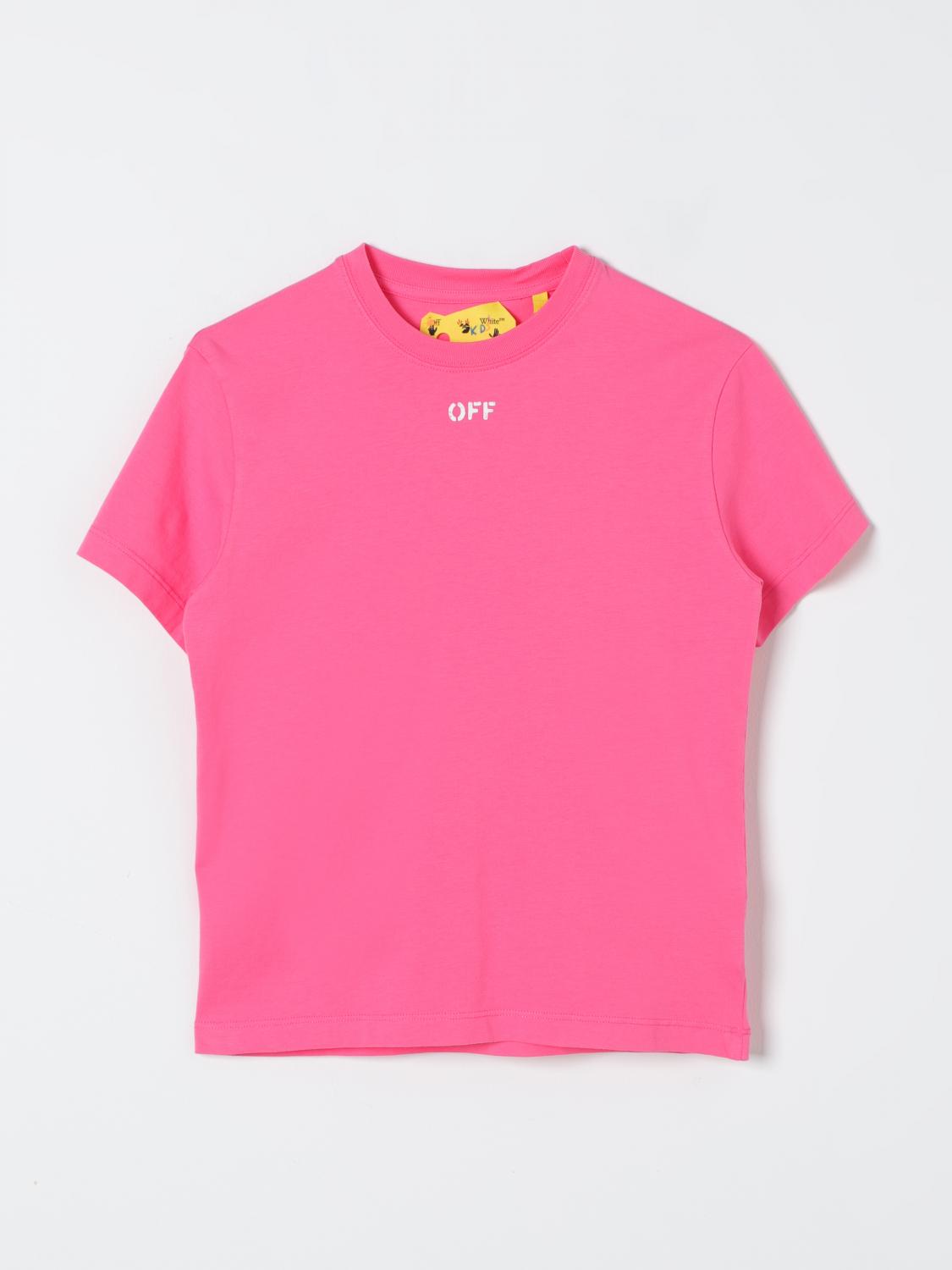 OFF-WHITE T-Shirt OFF-WHITE Kids colour Pink