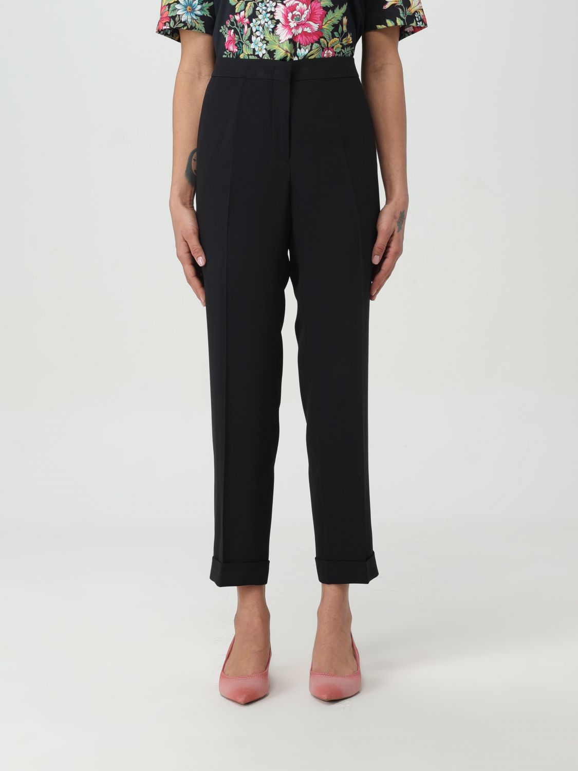 Etro Trousers ETRO Woman colour Black