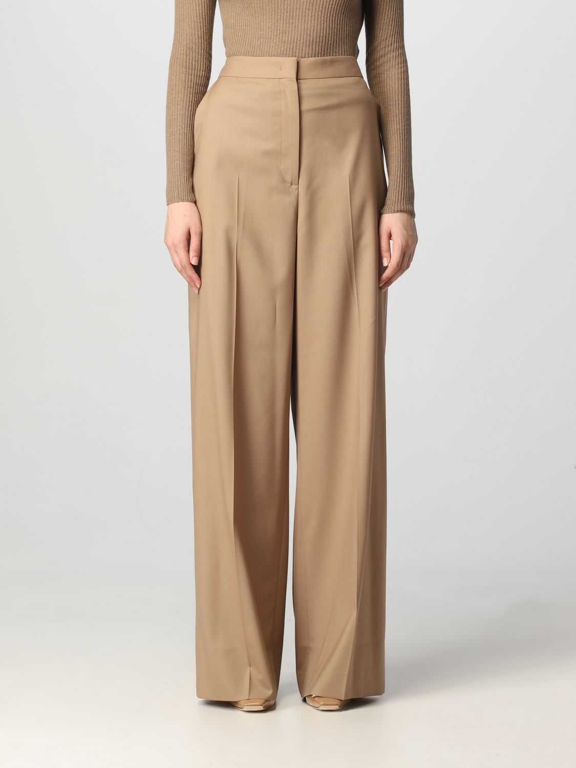 Fabiana Filippi Trousers FABIANA FILIPPI Woman colour Tobacco