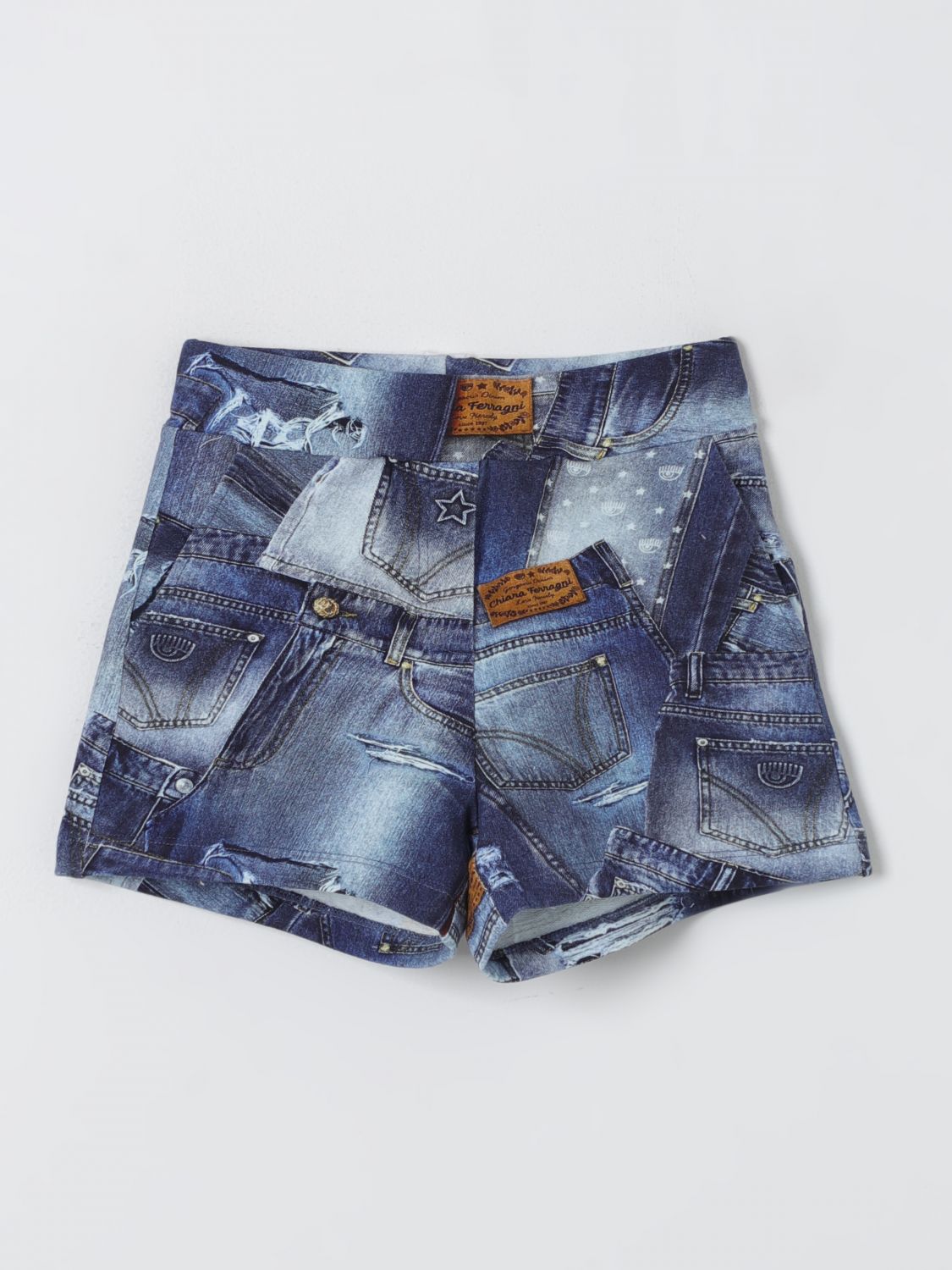 CHIARA FERRAGNI Short CHIARA FERRAGNI Kids colour Blue