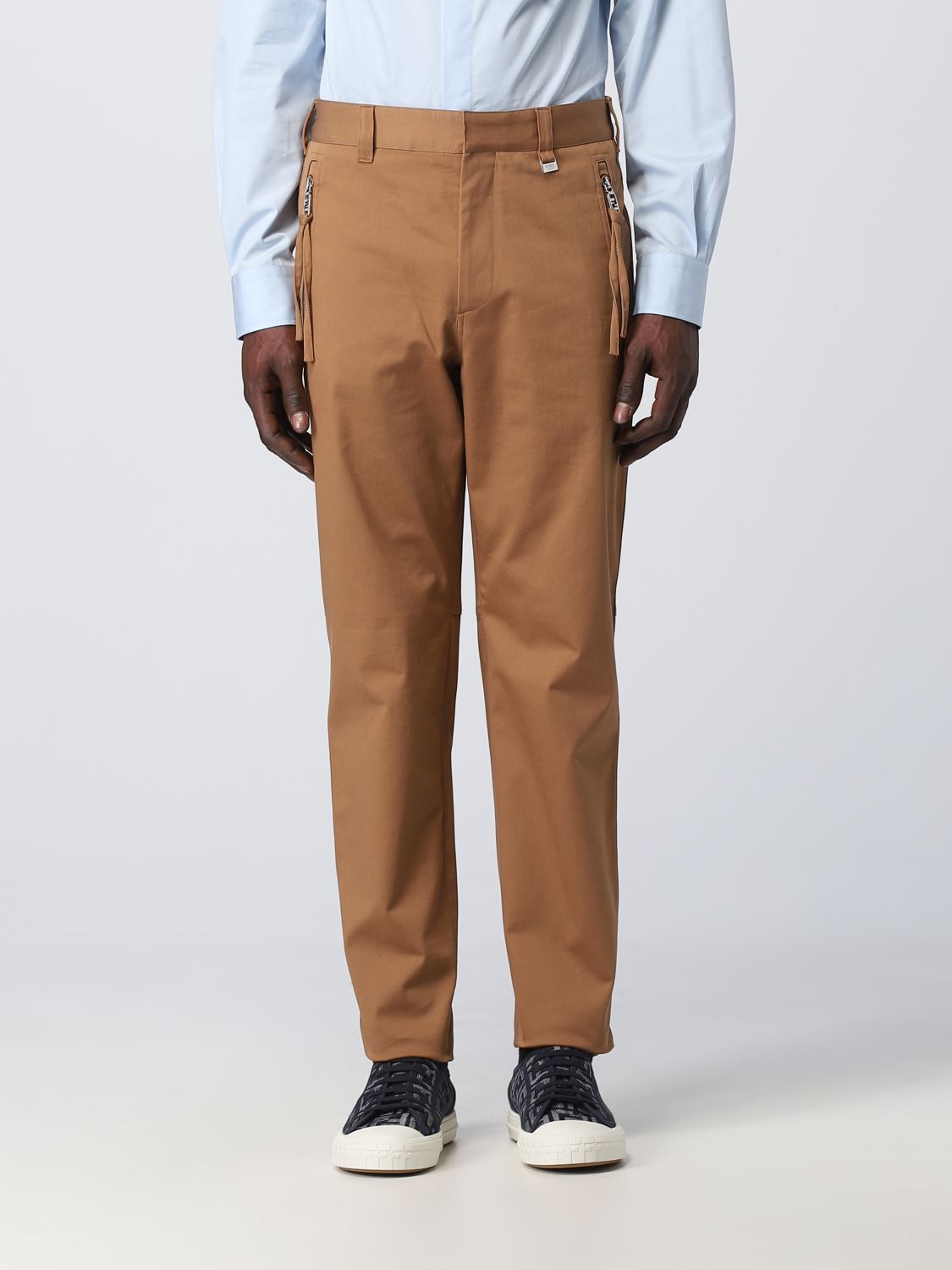 FENDI Trousers FENDI Men colour Brown