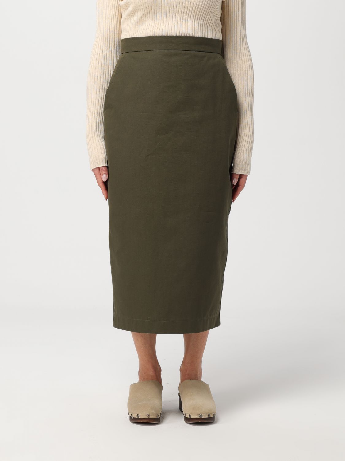 Max Mara Skirt MAX MARA Woman colour Green