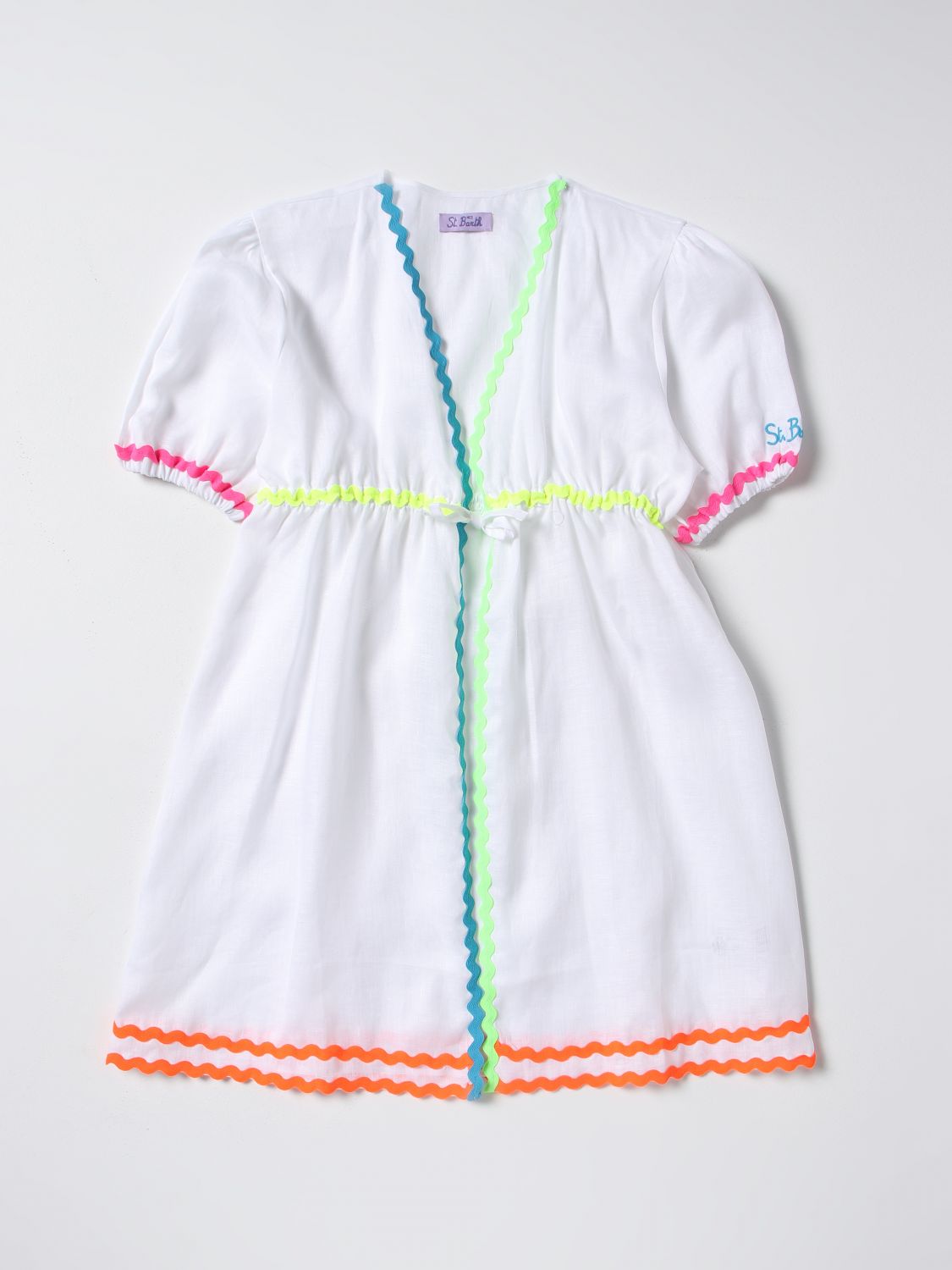 Mc2 Saint Barth Dress MC2 SAINT BARTH Kids colour White