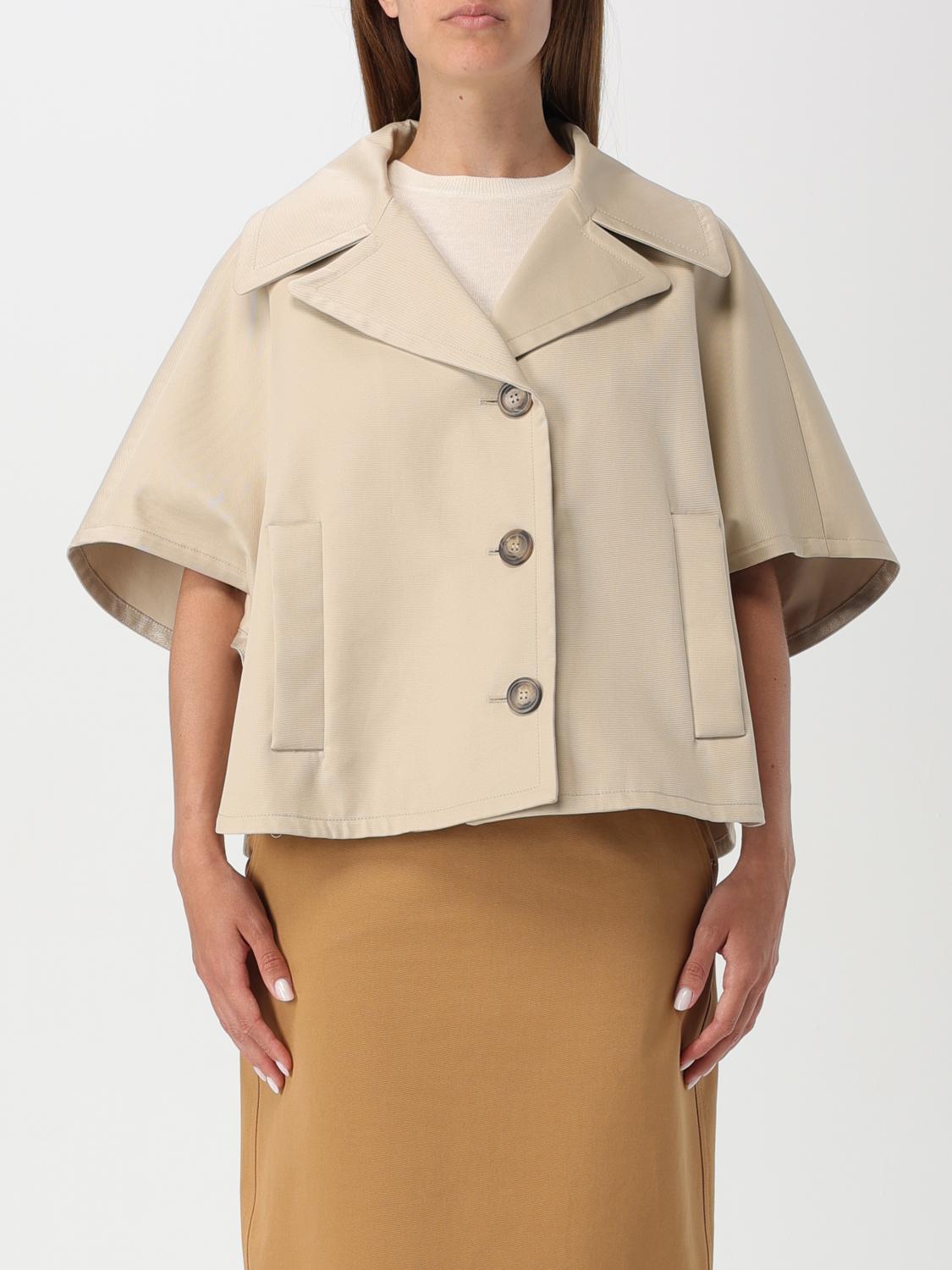 Max Mara Trench Coat MAX MARA Woman color Camel