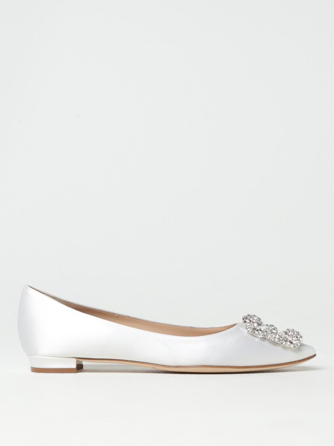 Manolo Blahnik Ballet Pumps MANOLO BLAHNIK Woman colour White