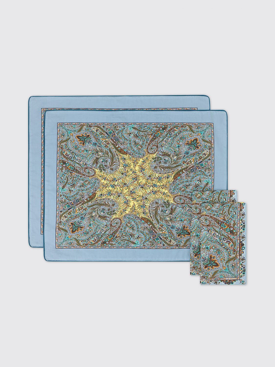 Etro Home Table Linens ETRO HOME Lifestyle colour Gnawed Blue