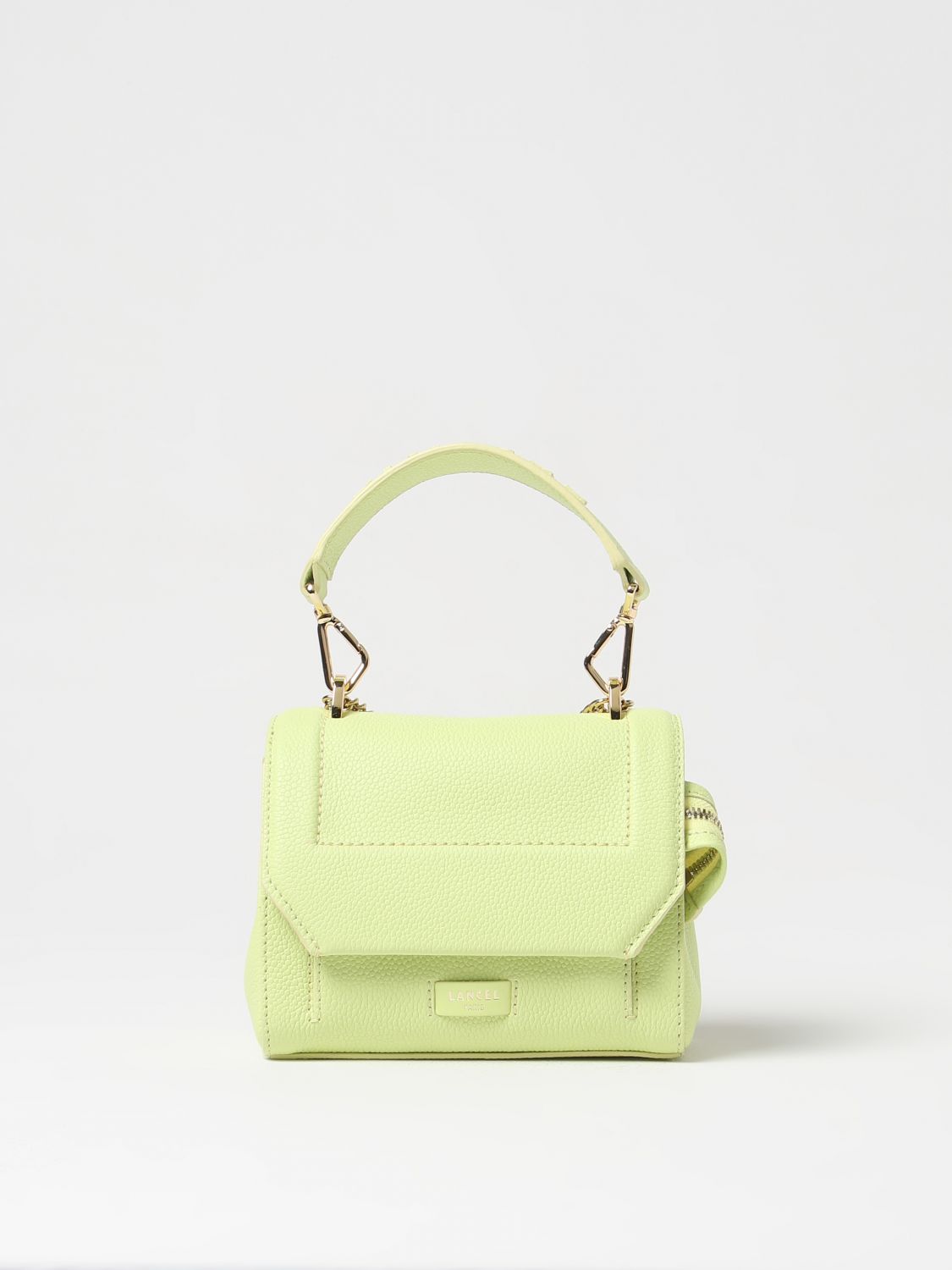 Lancel Handbag LANCEL Woman colour Lime