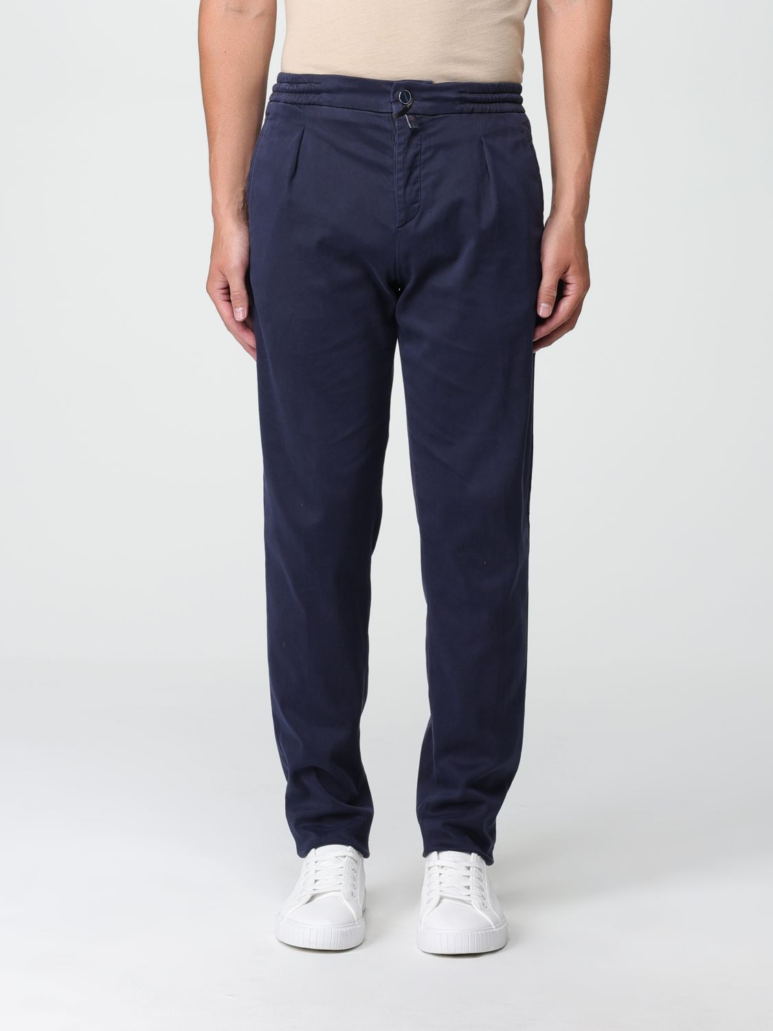 Kiton Trousers KITON Men colour Blue