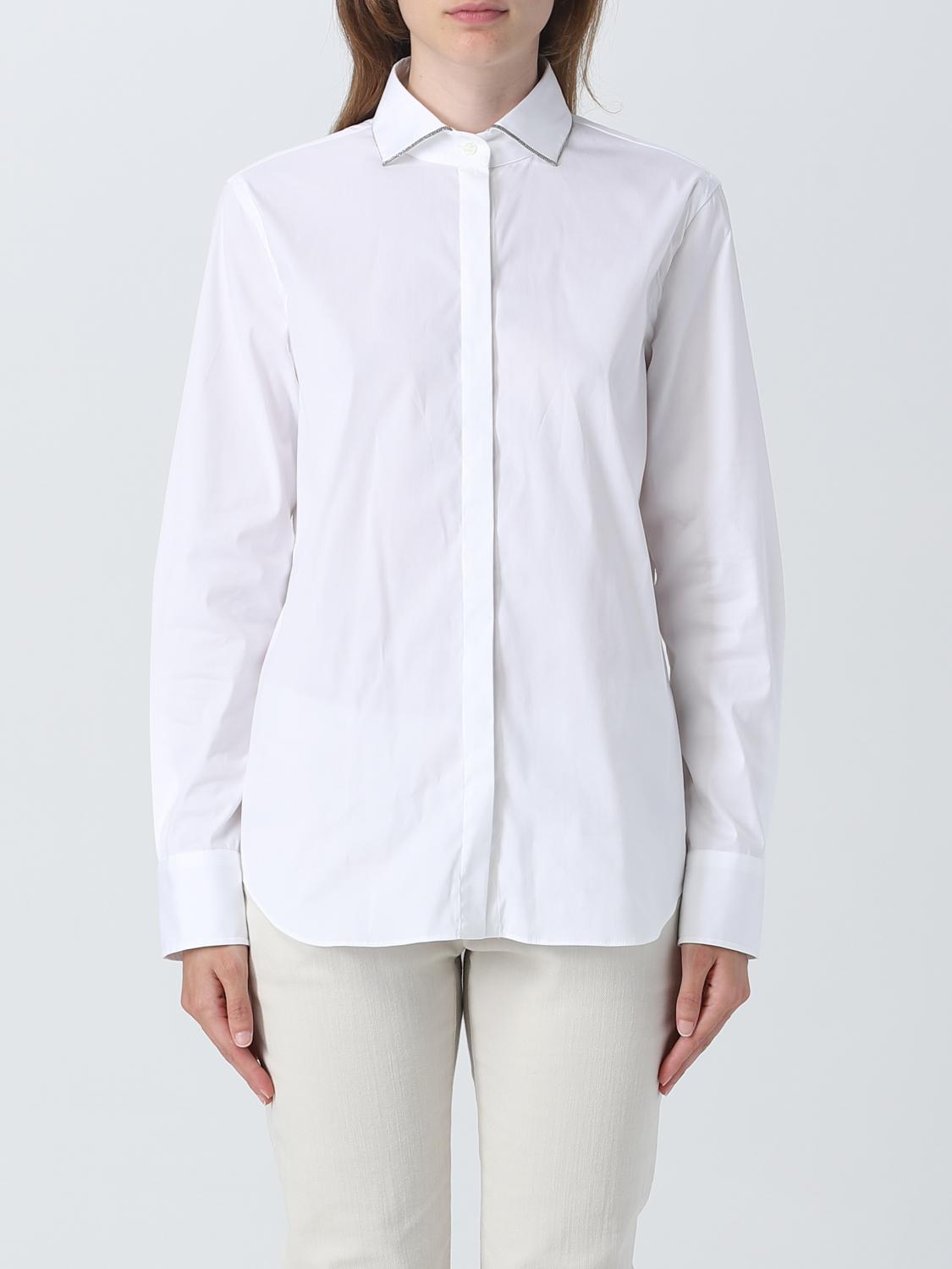 Brunello Cucinelli Shirt BRUNELLO CUCINELLI Woman colour White