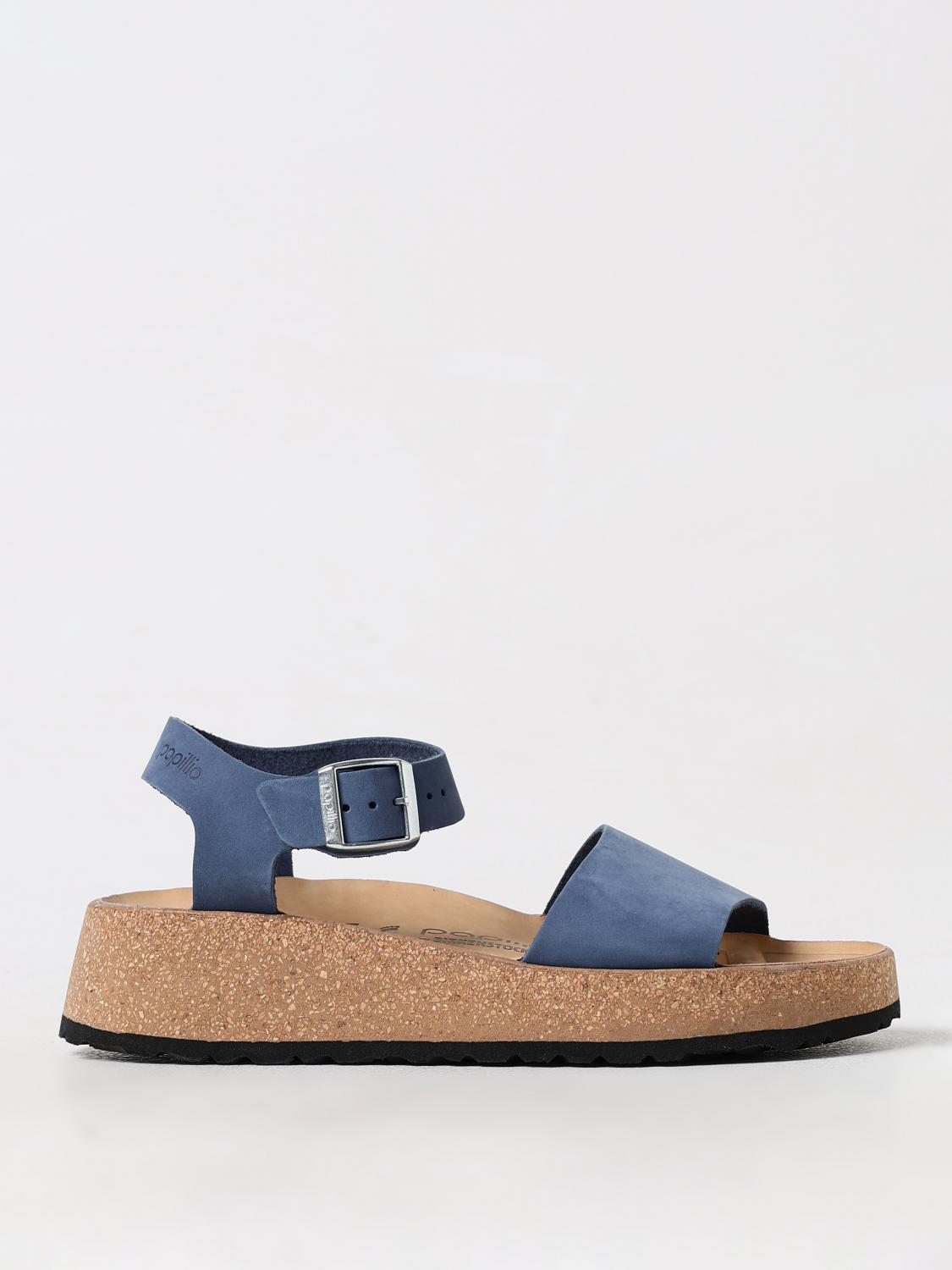 Birkenstock Flat Sandals BIRKENSTOCK Woman color Blue