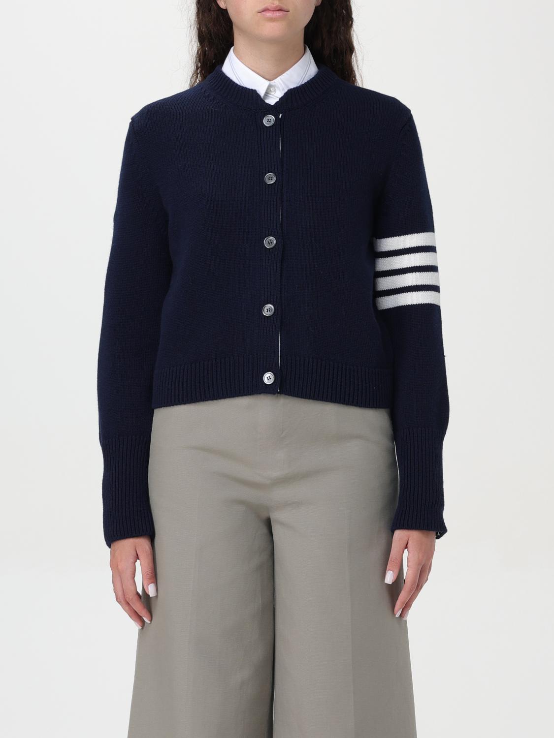 Thom Browne Cardigan THOM BROWNE Woman color Blue