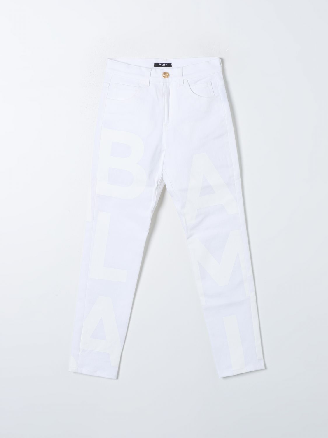 Balmain Kids Trousers BALMAIN KIDS Kids colour White