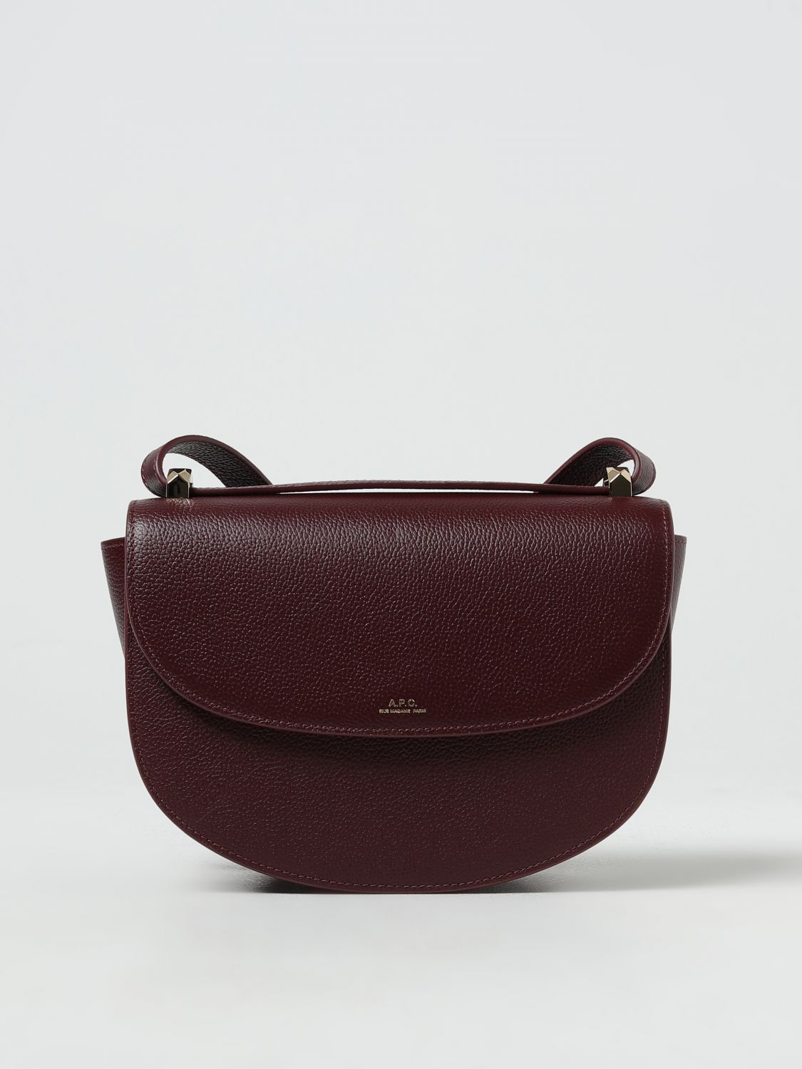 A.P.C. Crossbody Bags A.P.C. Woman colour Wine