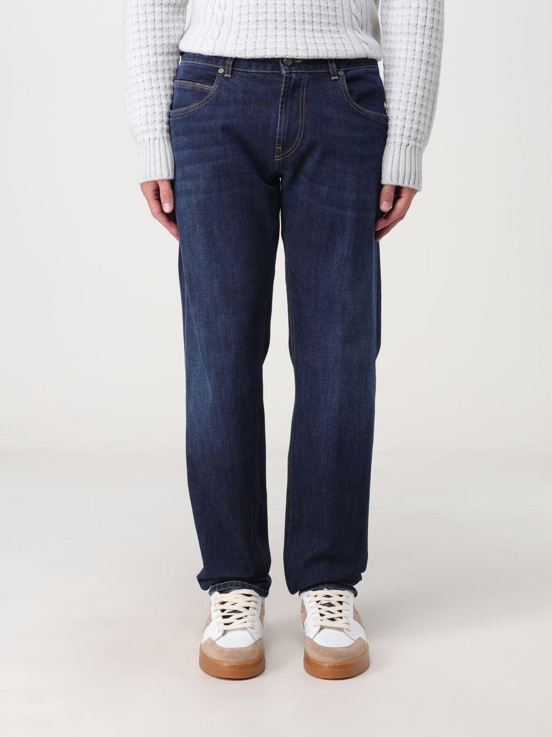 Fay Trousers FAY Men colour Denim