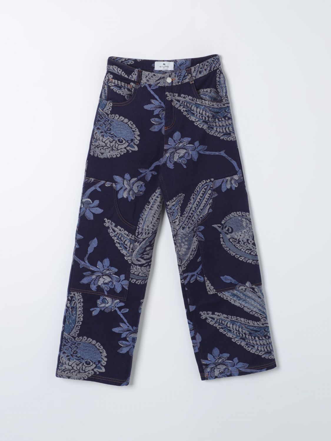 Etro Trousers ETRO Kids colour Blue