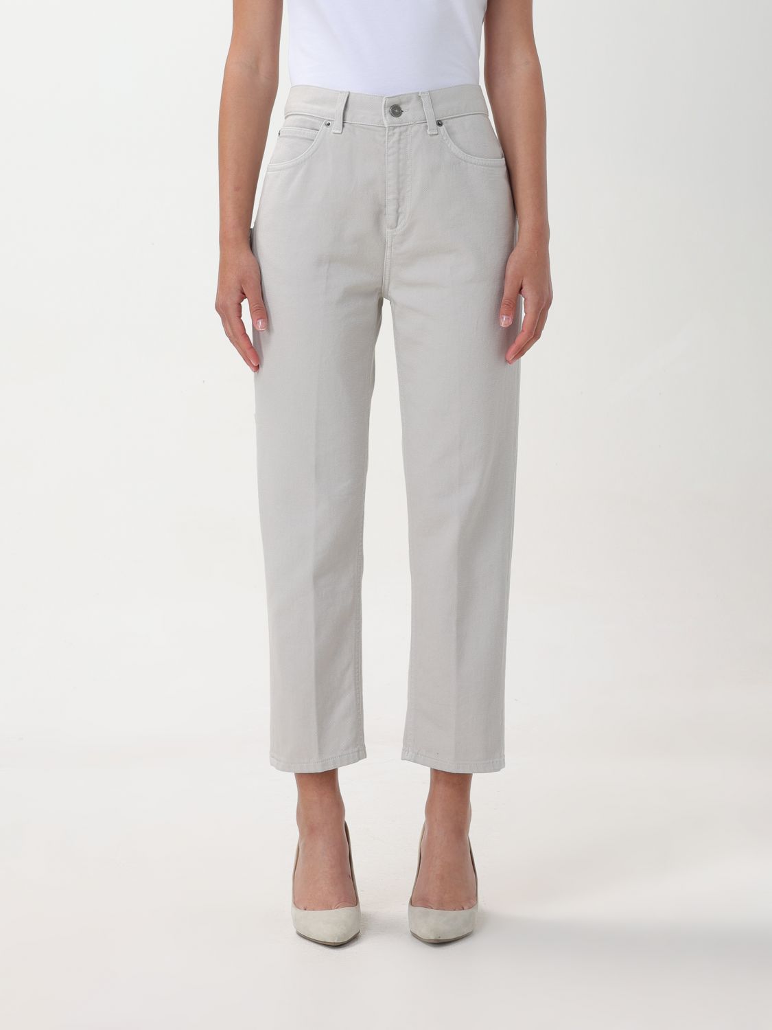 Dondup Trousers DONDUP Woman colour Grey