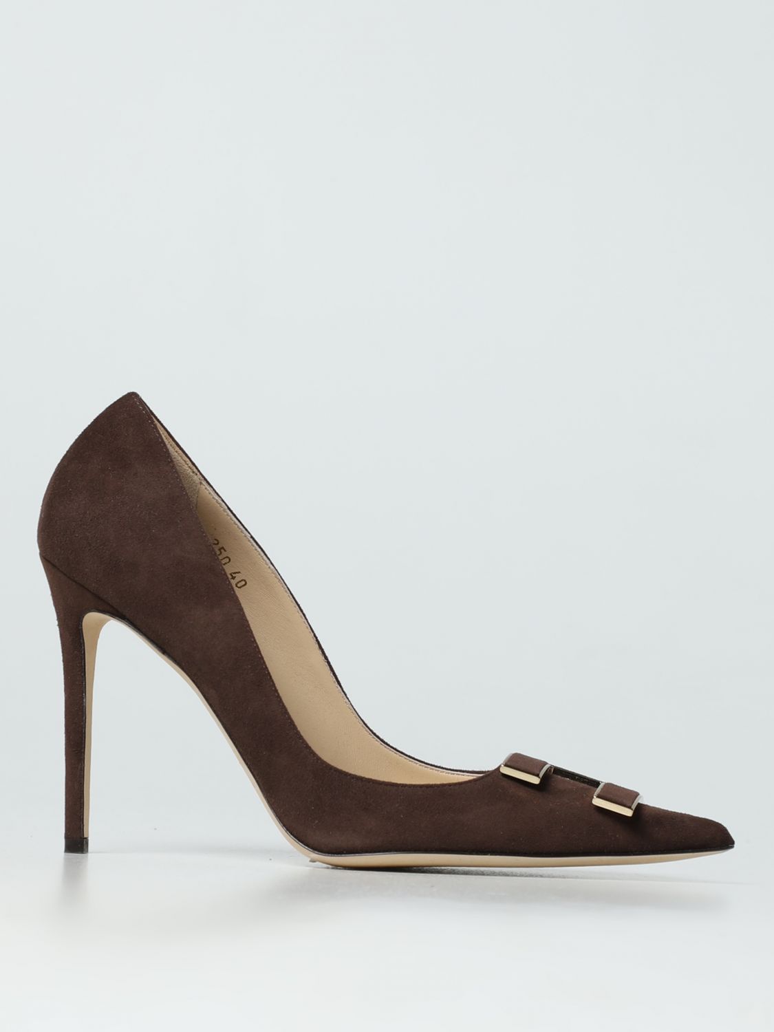 Elisabetta Franchi Court Shoes ELISABETTA FRANCHI Woman colour Brown