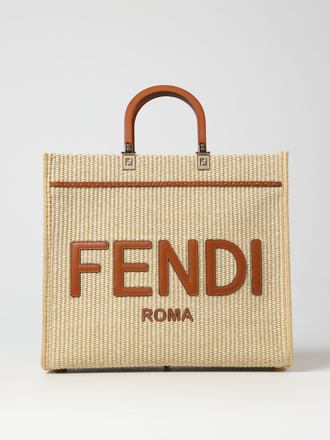 FENDI Tote Bags FENDI Woman colour Beige