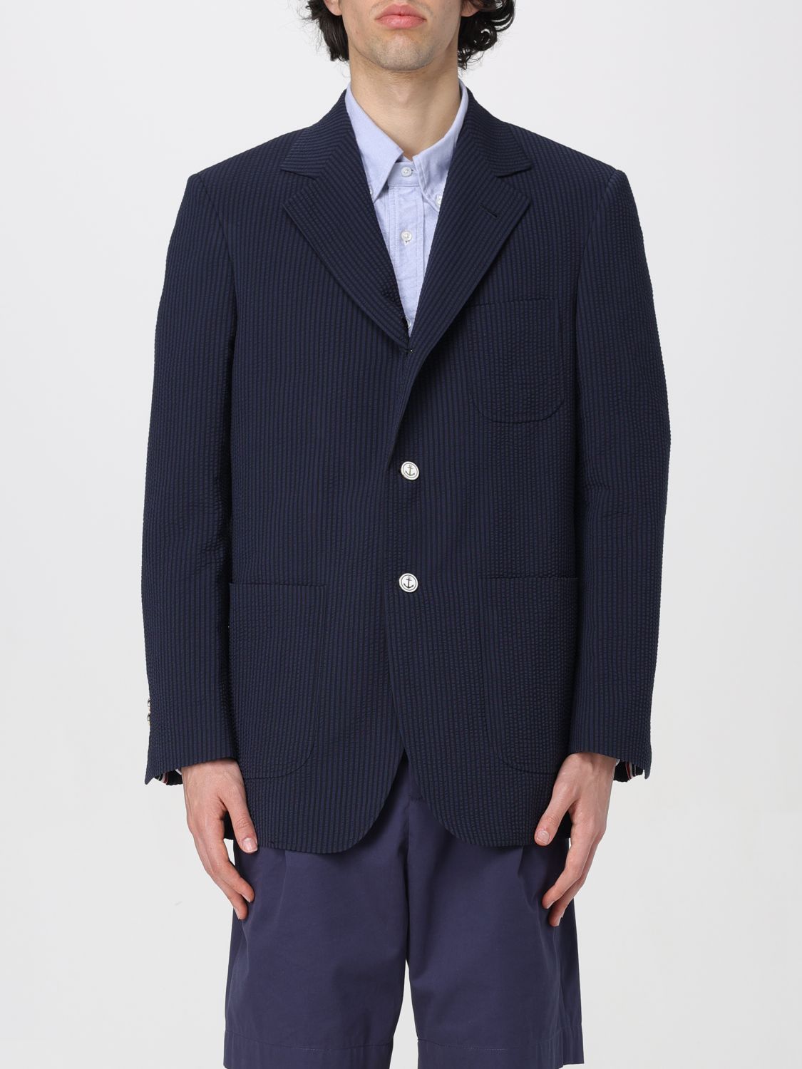 Thom Browne Jacket THOM BROWNE Men color Blue