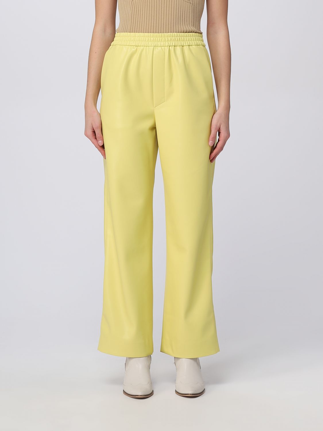 Nanushka Trousers NANUSHKA Woman colour Yellow