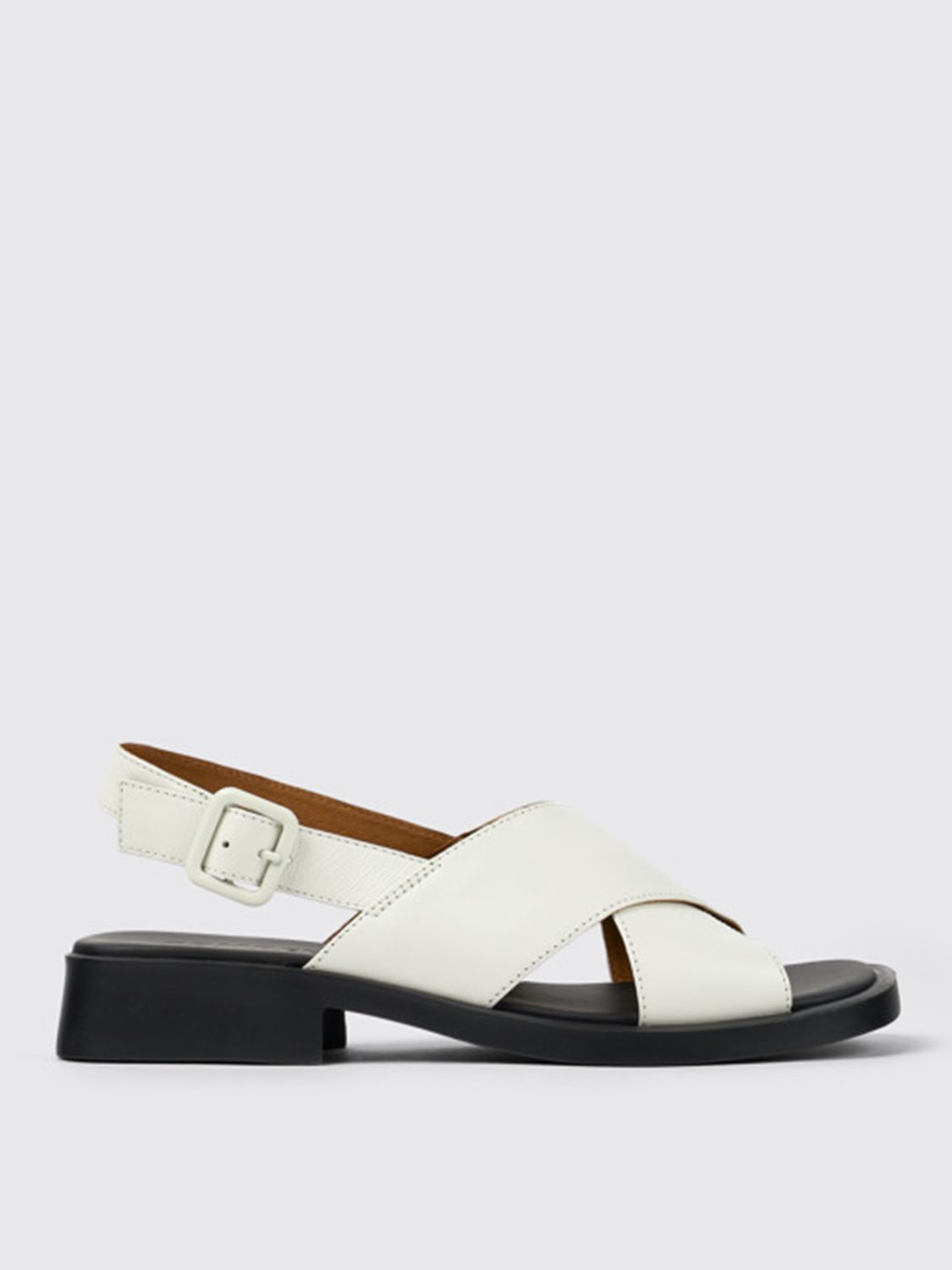 Camper Flat Sandals CAMPER Woman colour White