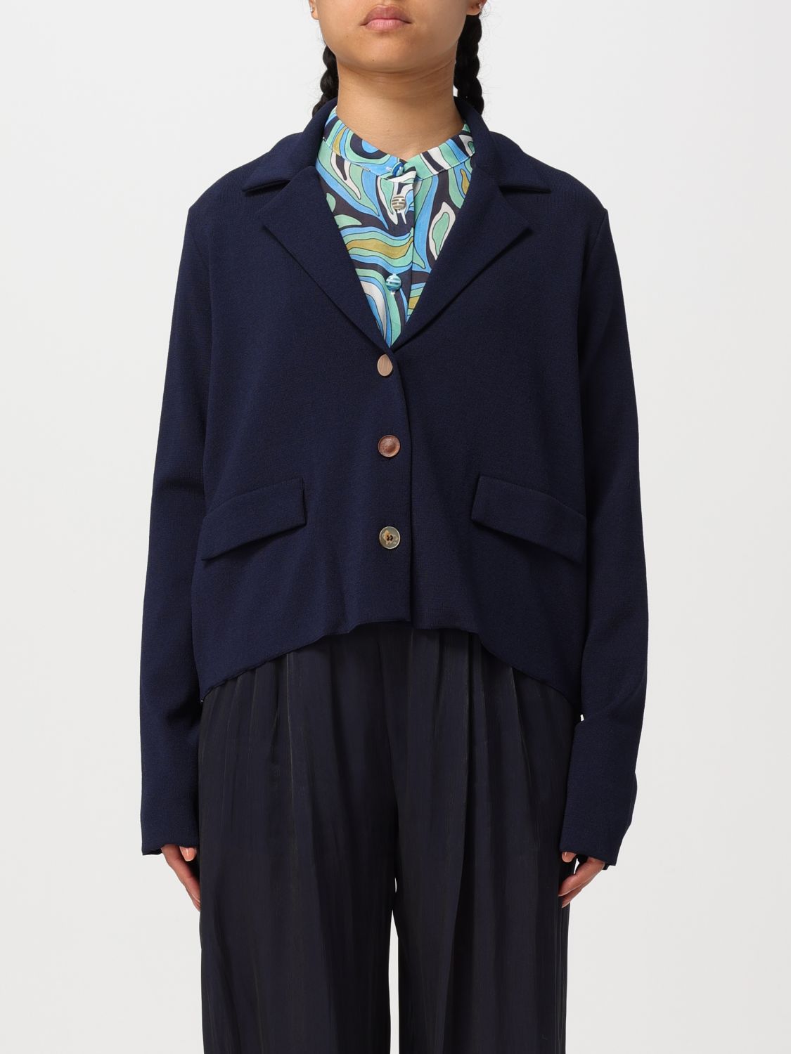 Maliparmi Jacket MALIPARMI Woman colour Navy