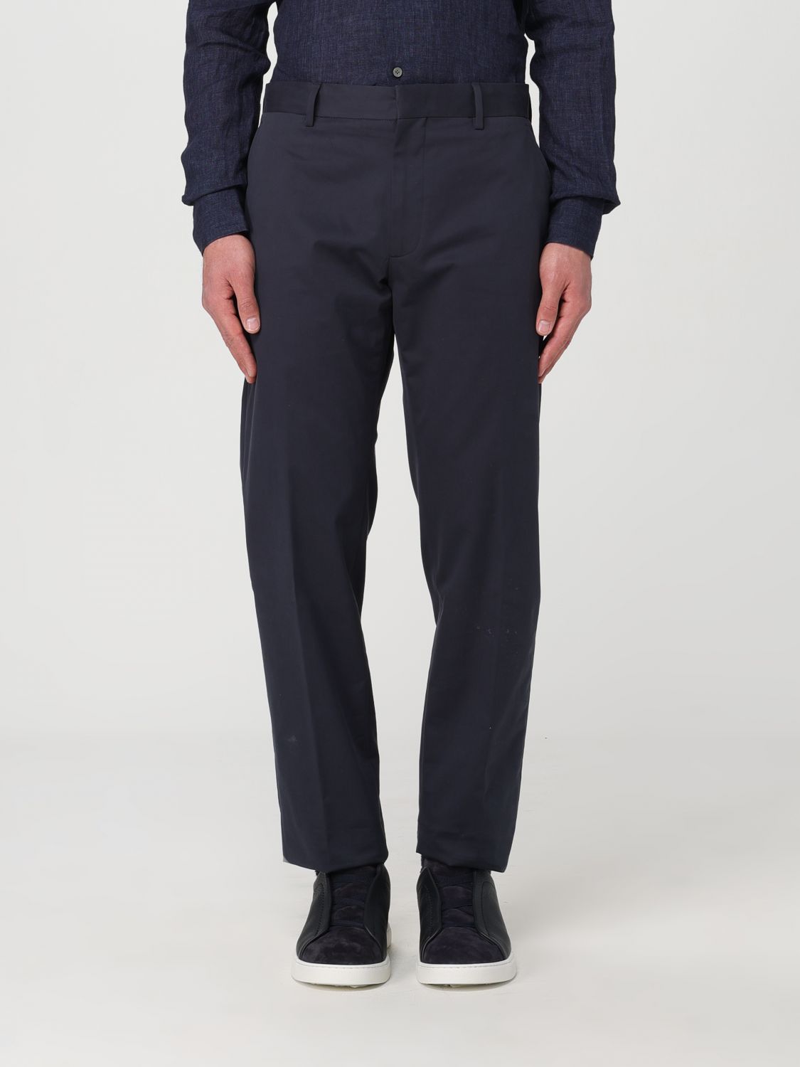 zegna Trousers ZEGNA Men colour Blue