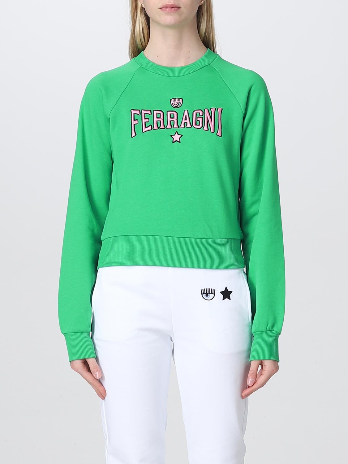 CHIARA FERRAGNI Sweatshirt CHIARA FERRAGNI Woman colour Green