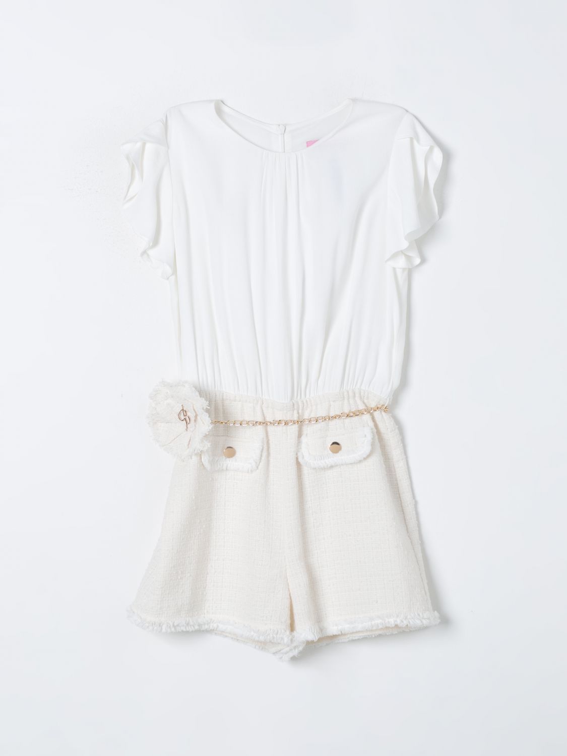 Miss Blumarine Dress MISS BLUMARINE Kids colour White