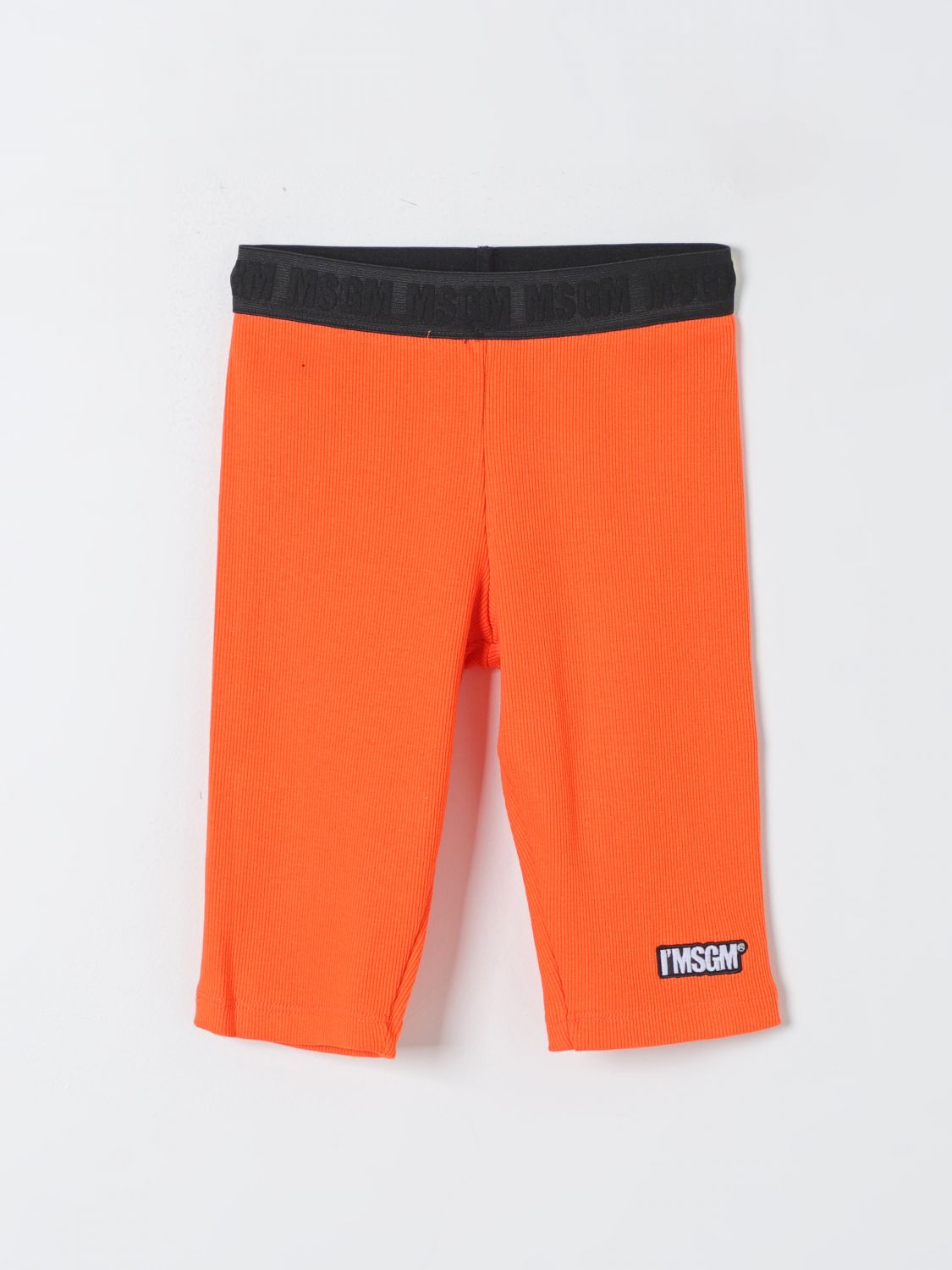 Msgm Kids Short MSGM KIDS Kids colour Orange