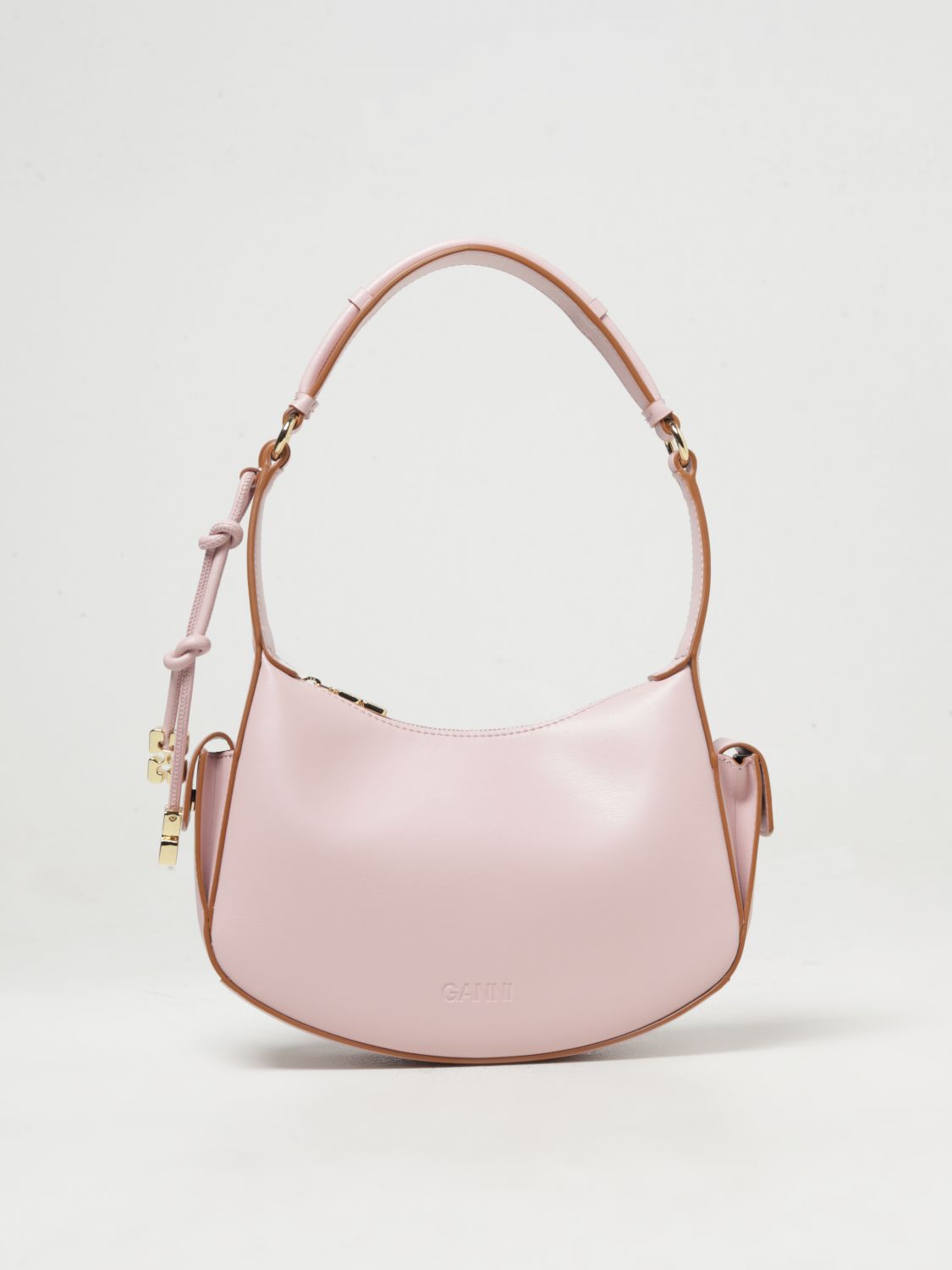 Ganni Crossbody Bags GANNI Woman color Pink