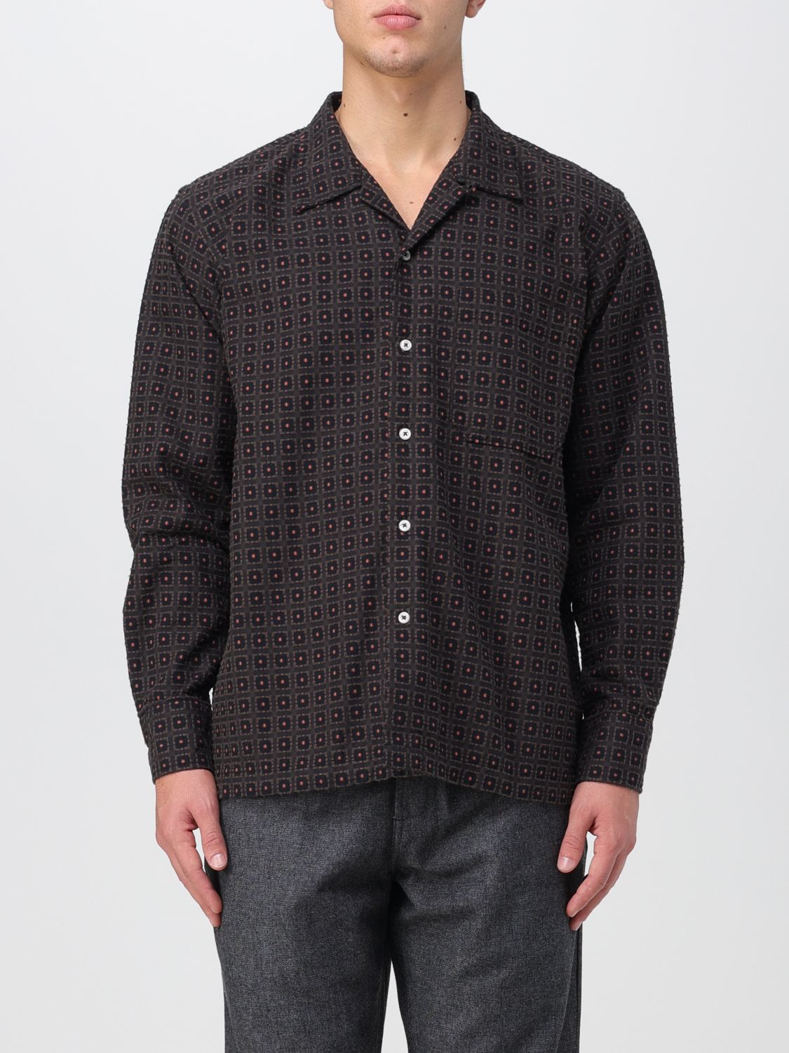 Universal Works Shirt UNIVERSAL WORKS Men colour Brown